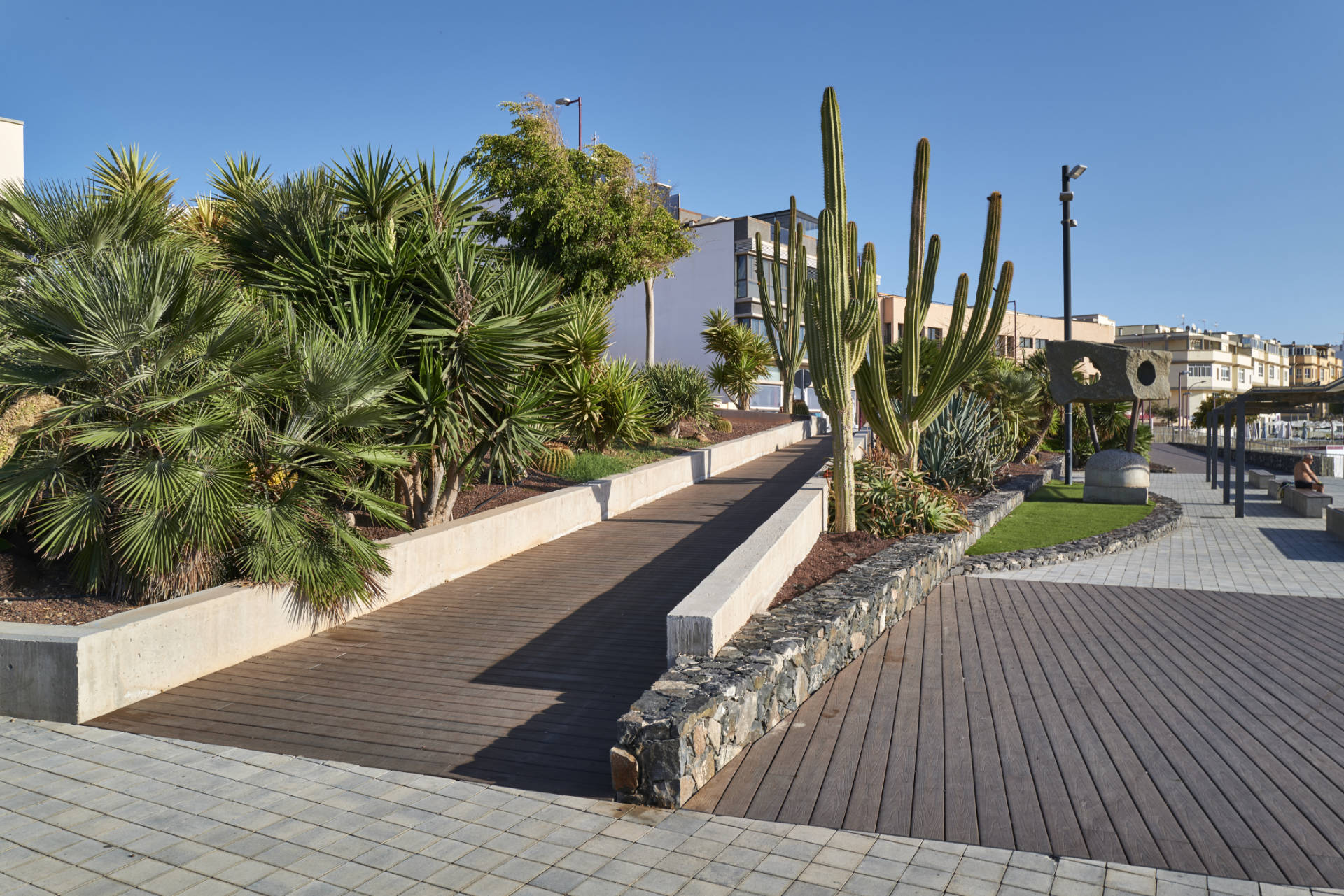 Paseo marítimo Puerto del Rosario Fuerteventura.