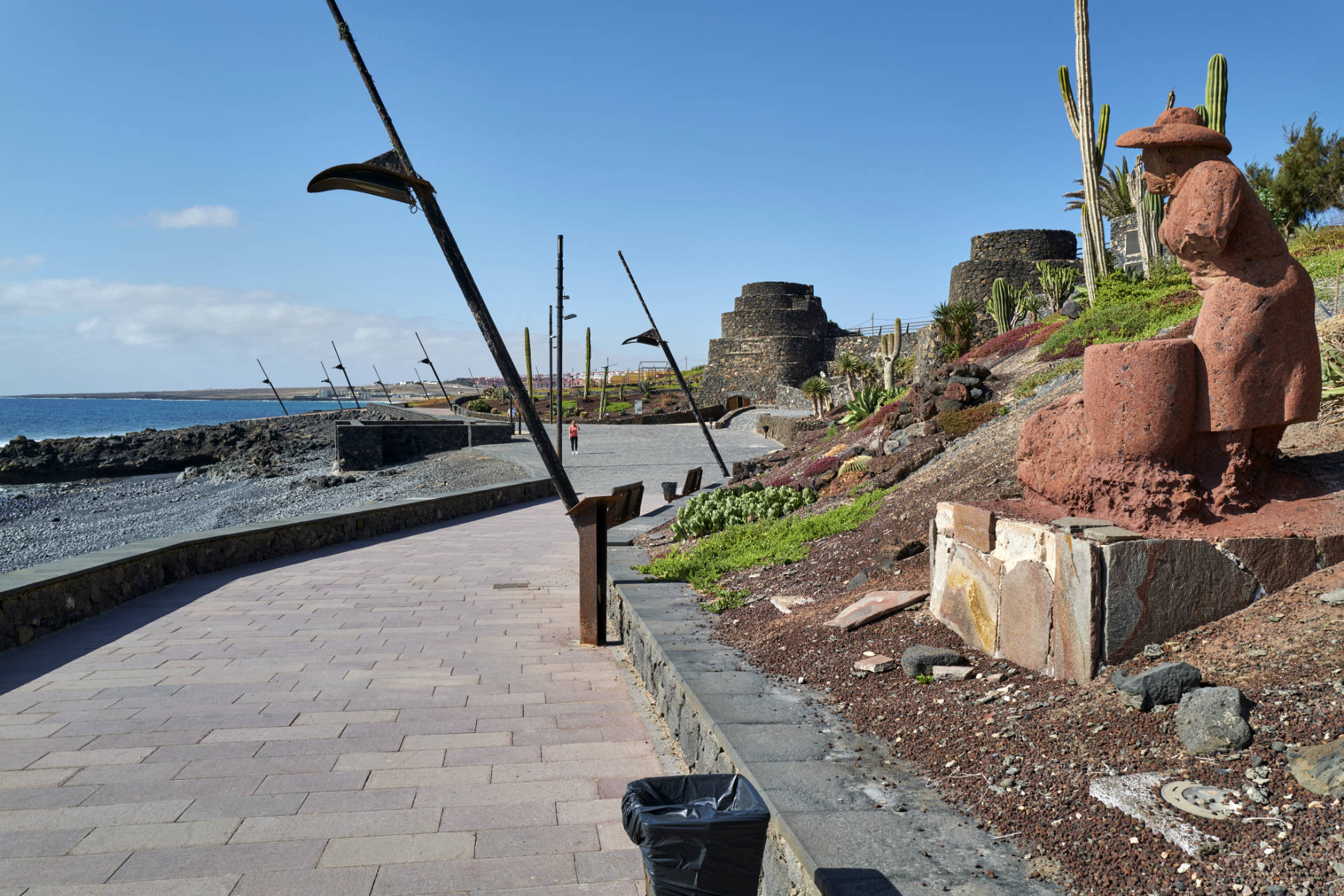 Paseo marítimo Puerto del Rosario Fuerteventura.