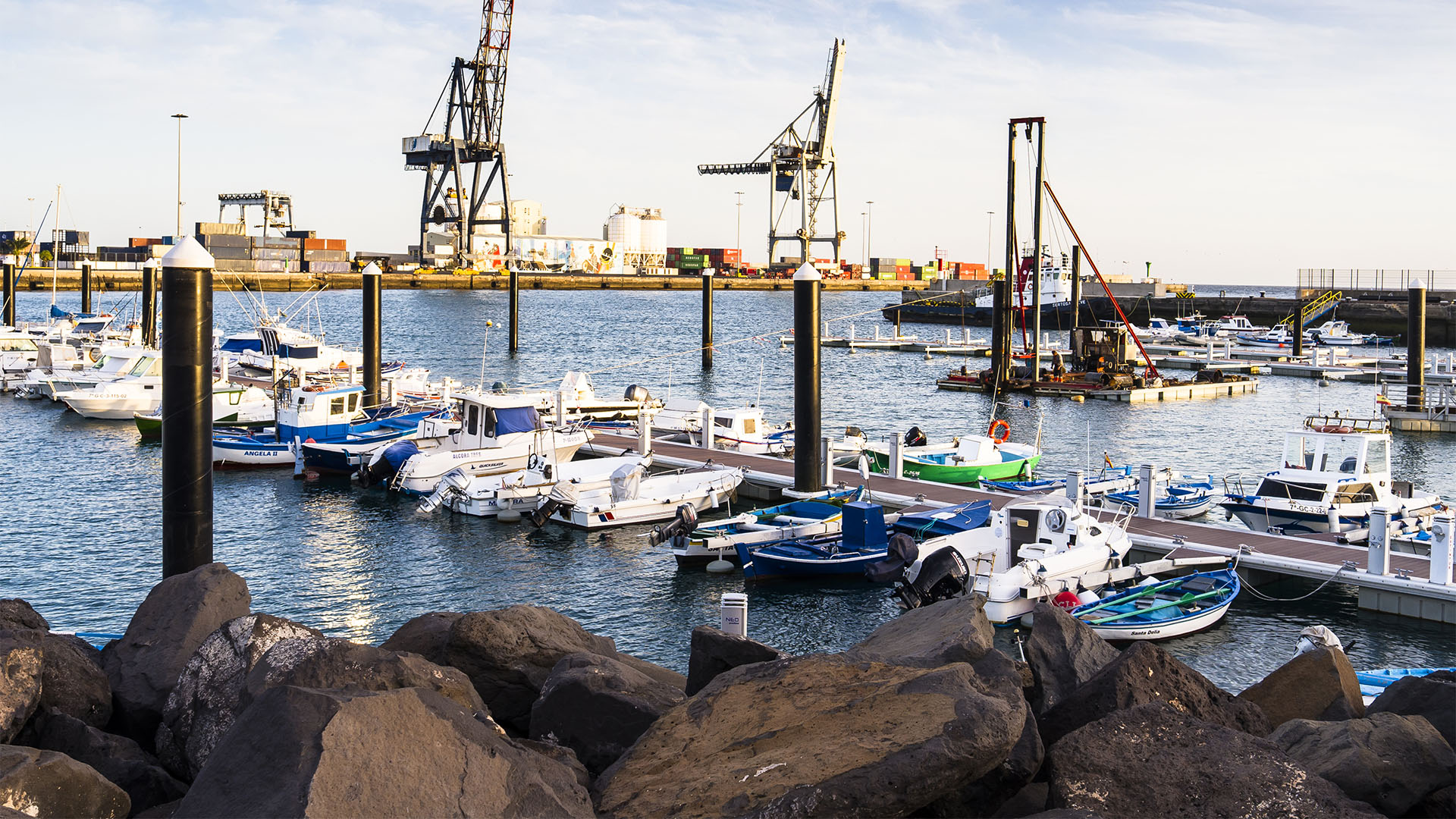 Hafen Puerto del Rosario Fuerteventura.