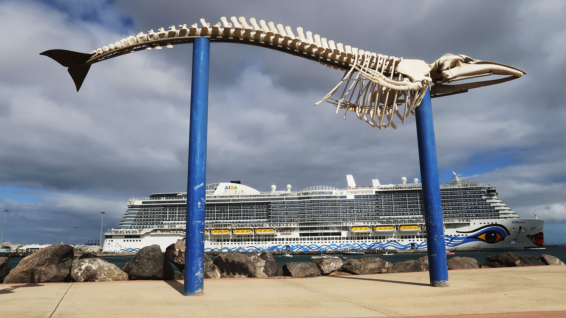 Der Hafen von Puerto del Rosario Fuerteventura.