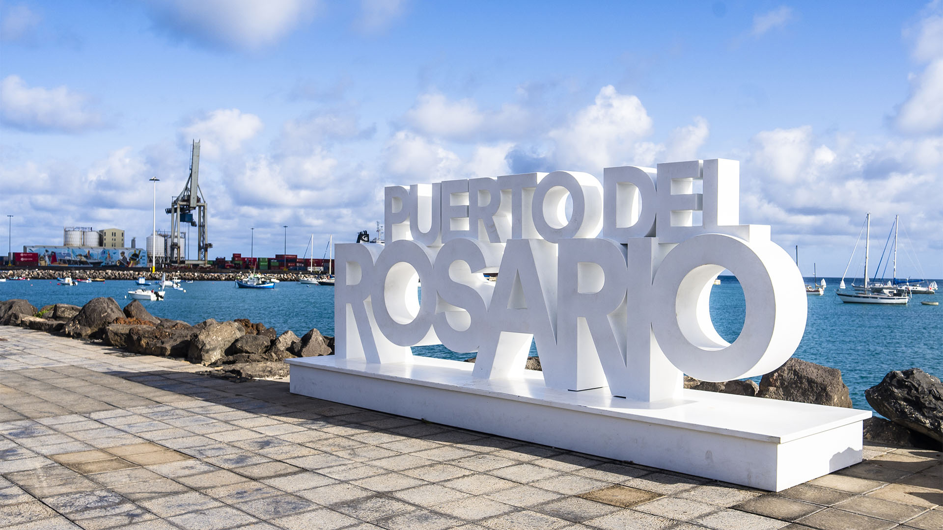 Der Paseo von Puerto del Rosario Fuerteventura.
