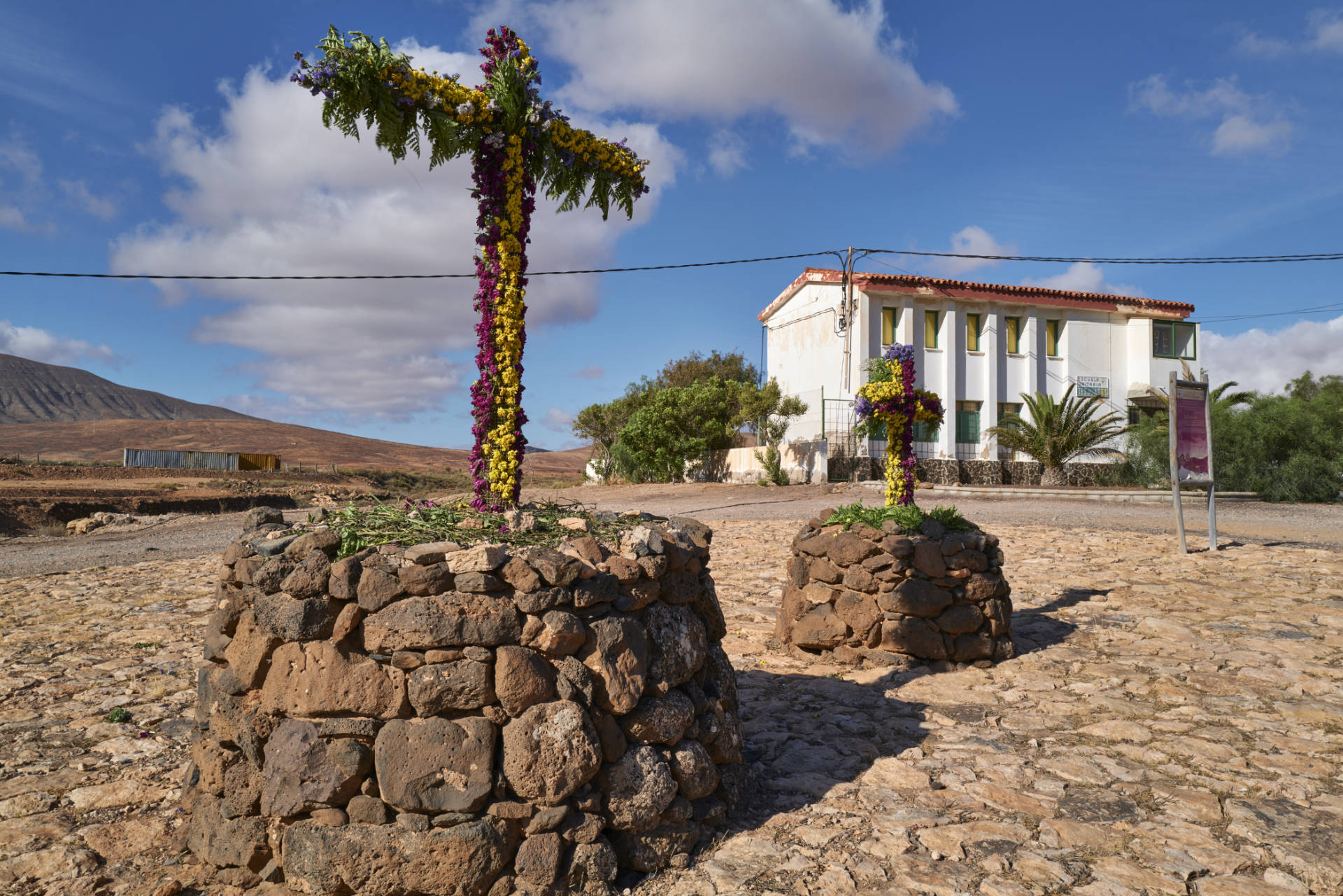 Cruces de Tesjuate Casillas del Ángel Fuerteventura.