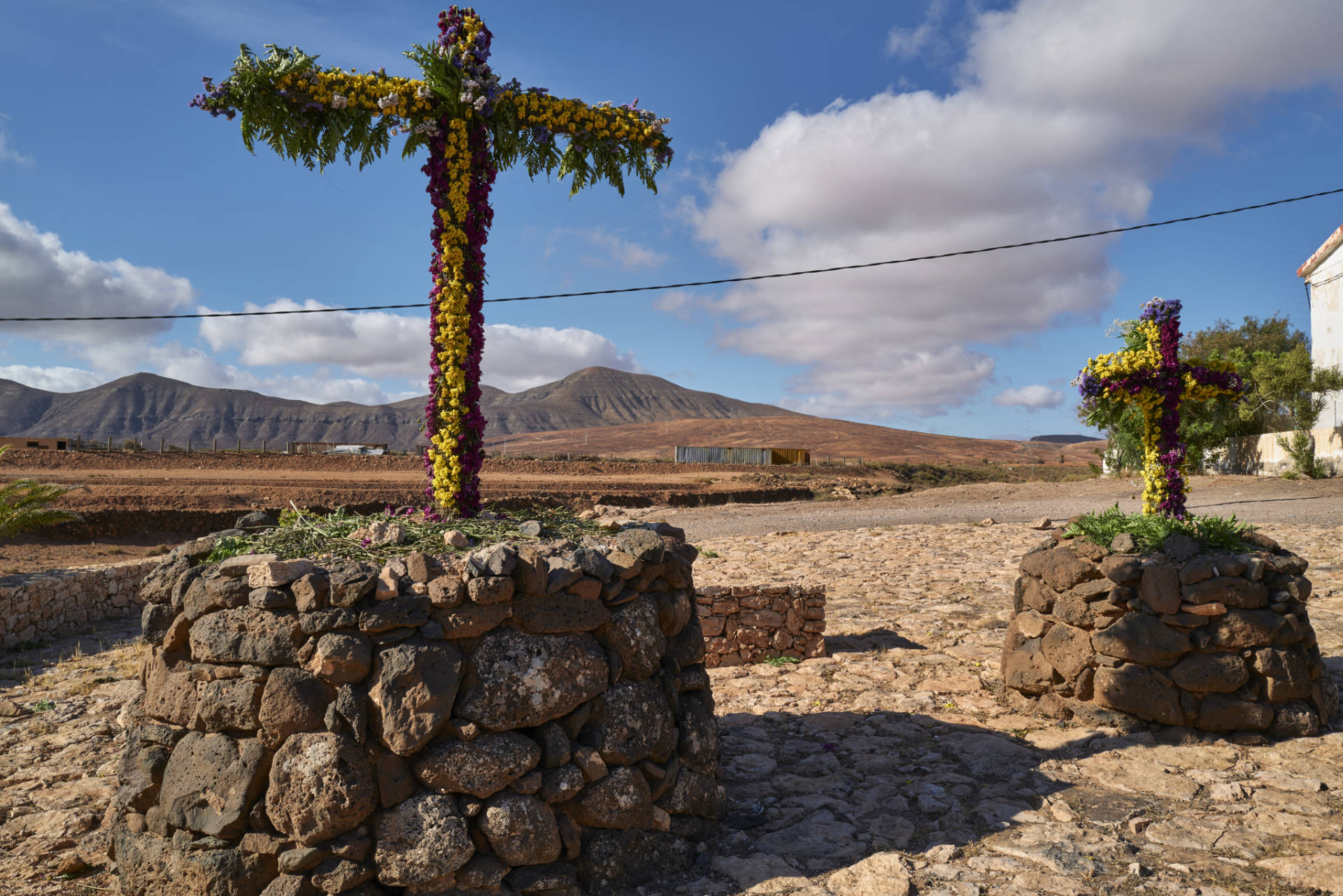 Cruces de Tesjuate Casillas del Ángel Fuerteventura.