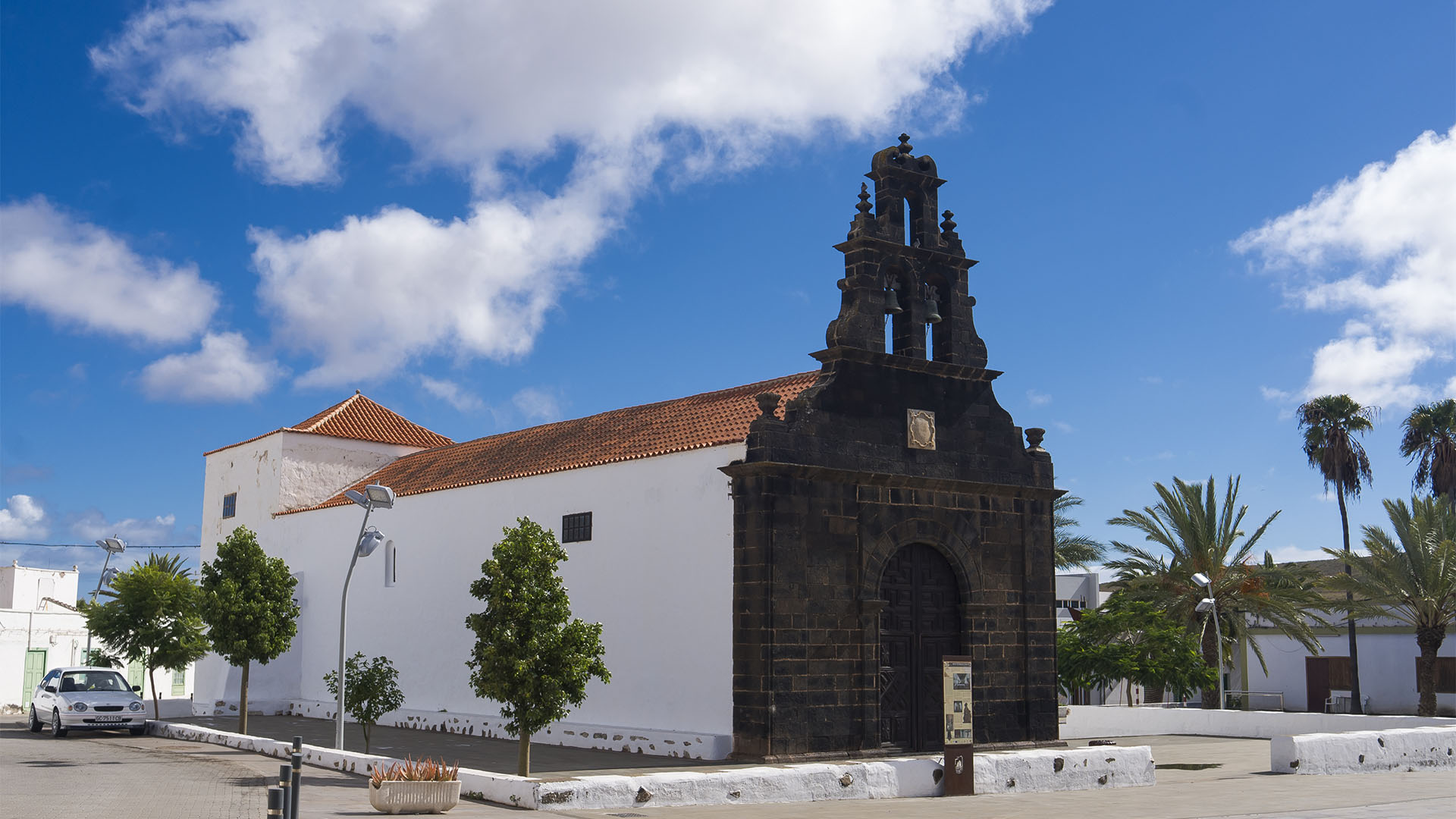 Die Kirche Parroquia de Santa Ana in Casillas de Ángel Fuerteventura.