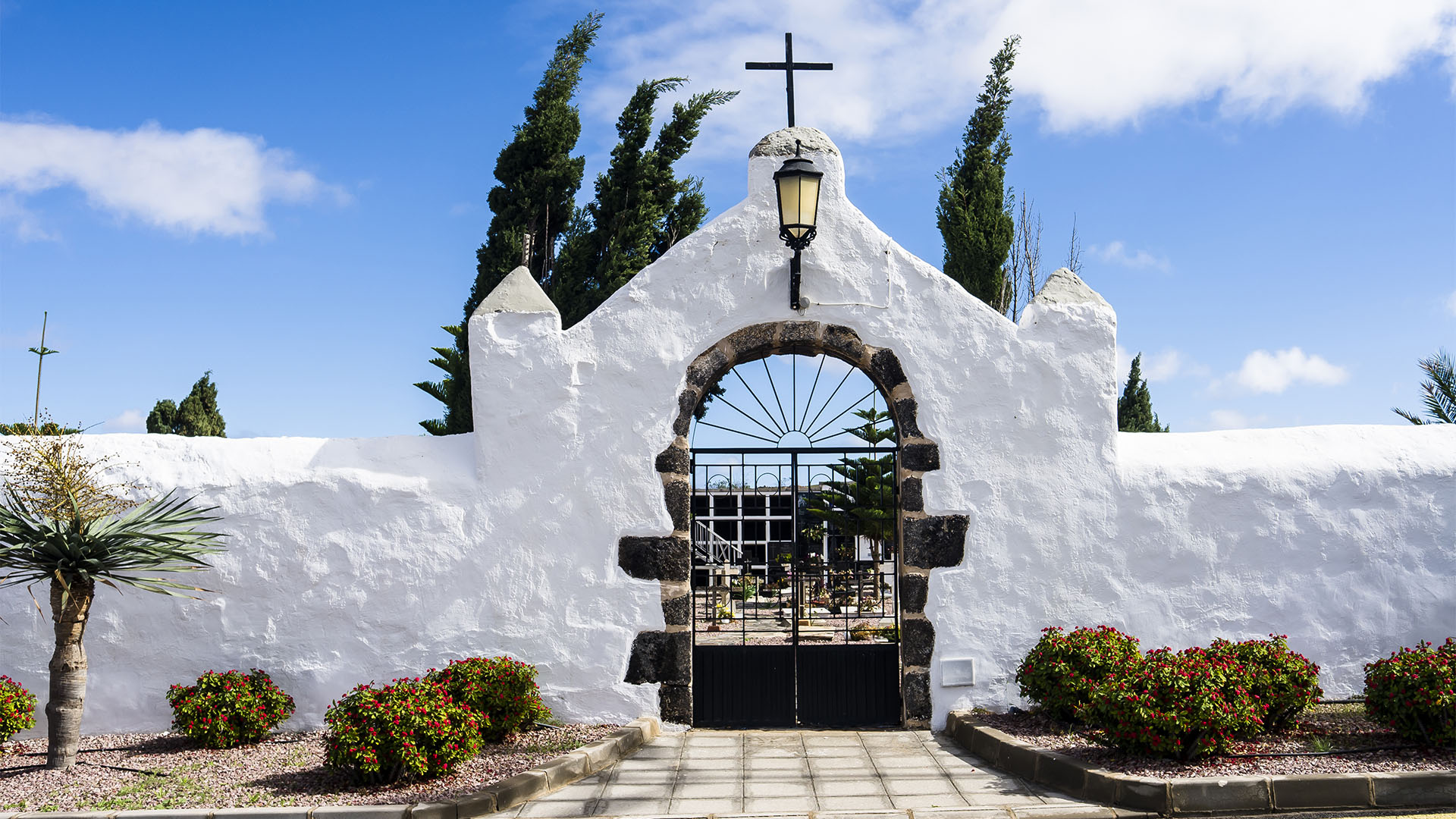 Die Kapelle Ermita de San Ángel am Friedhof von Casillas de Ángel Fuerteventura.