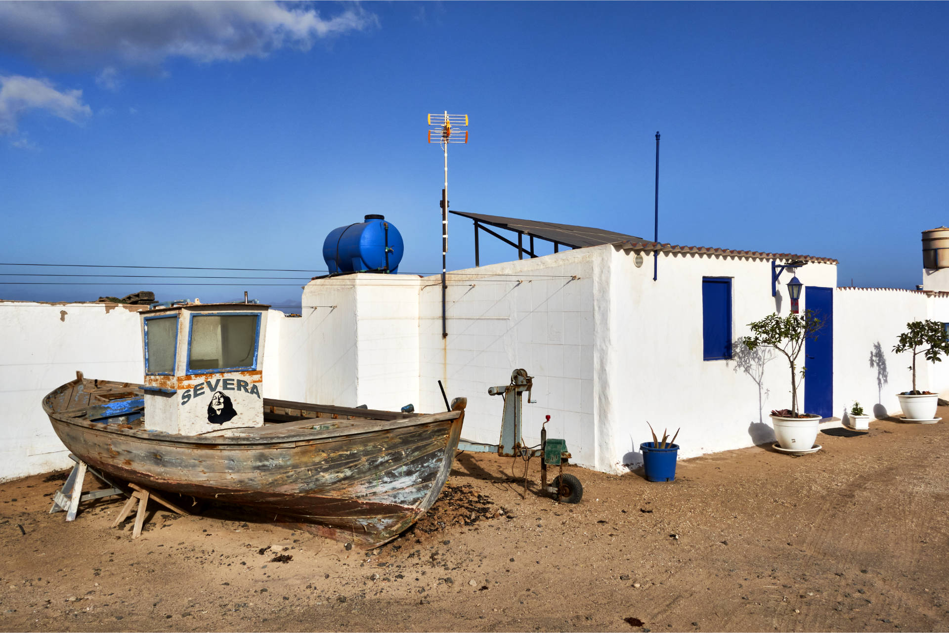 Pueblo Majanicho aka El Jablito im Norden von Fuerteventura.