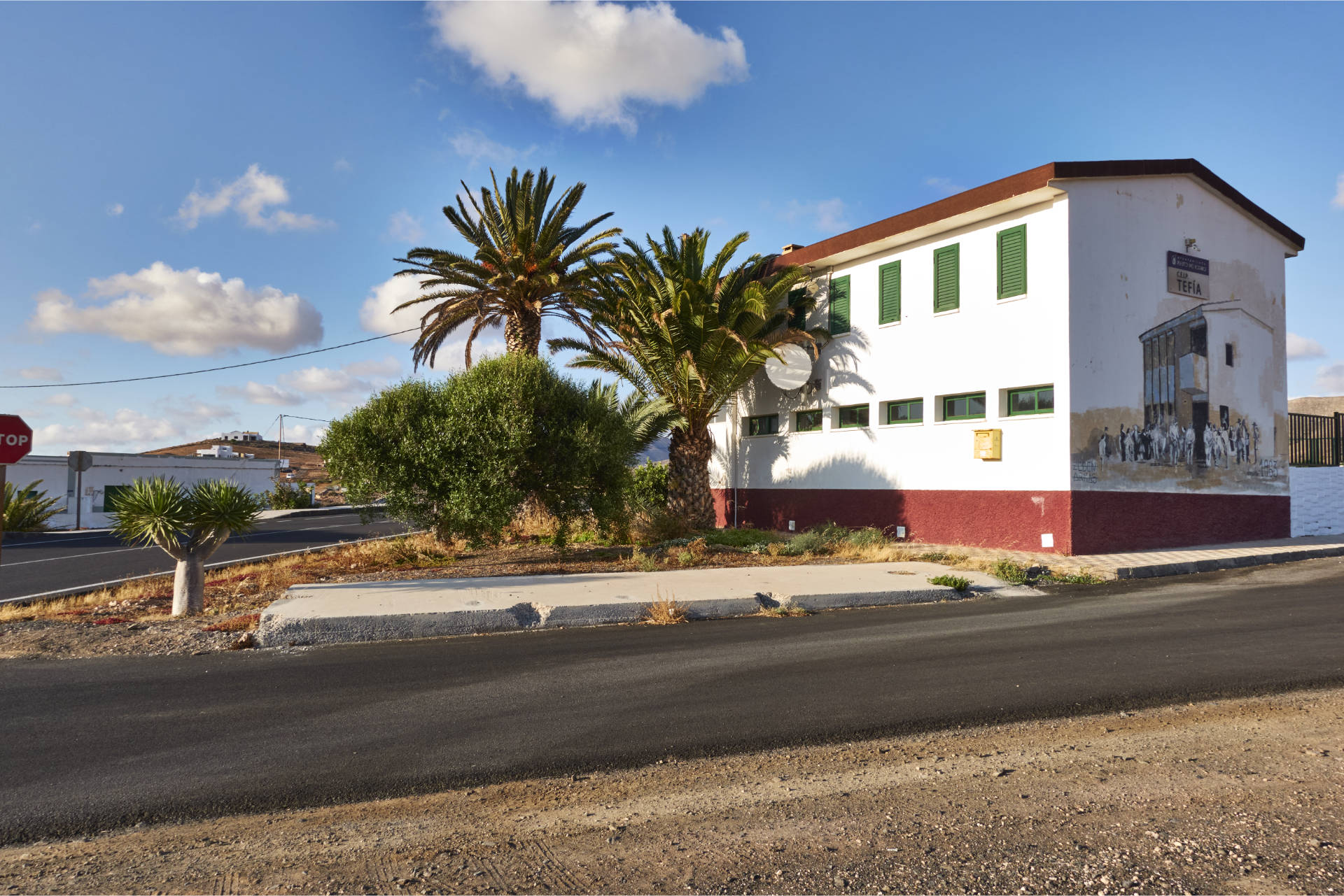 Die Schule von Tefía Fuerteventura aus dem Jahr 1963.
