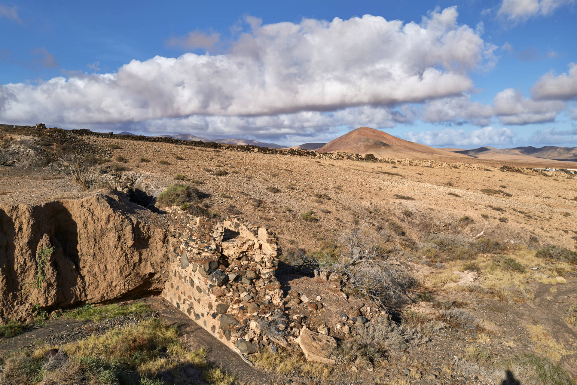 Cañada de Melián am Rincón de Fayca nahe Tefía Fuerteventura.