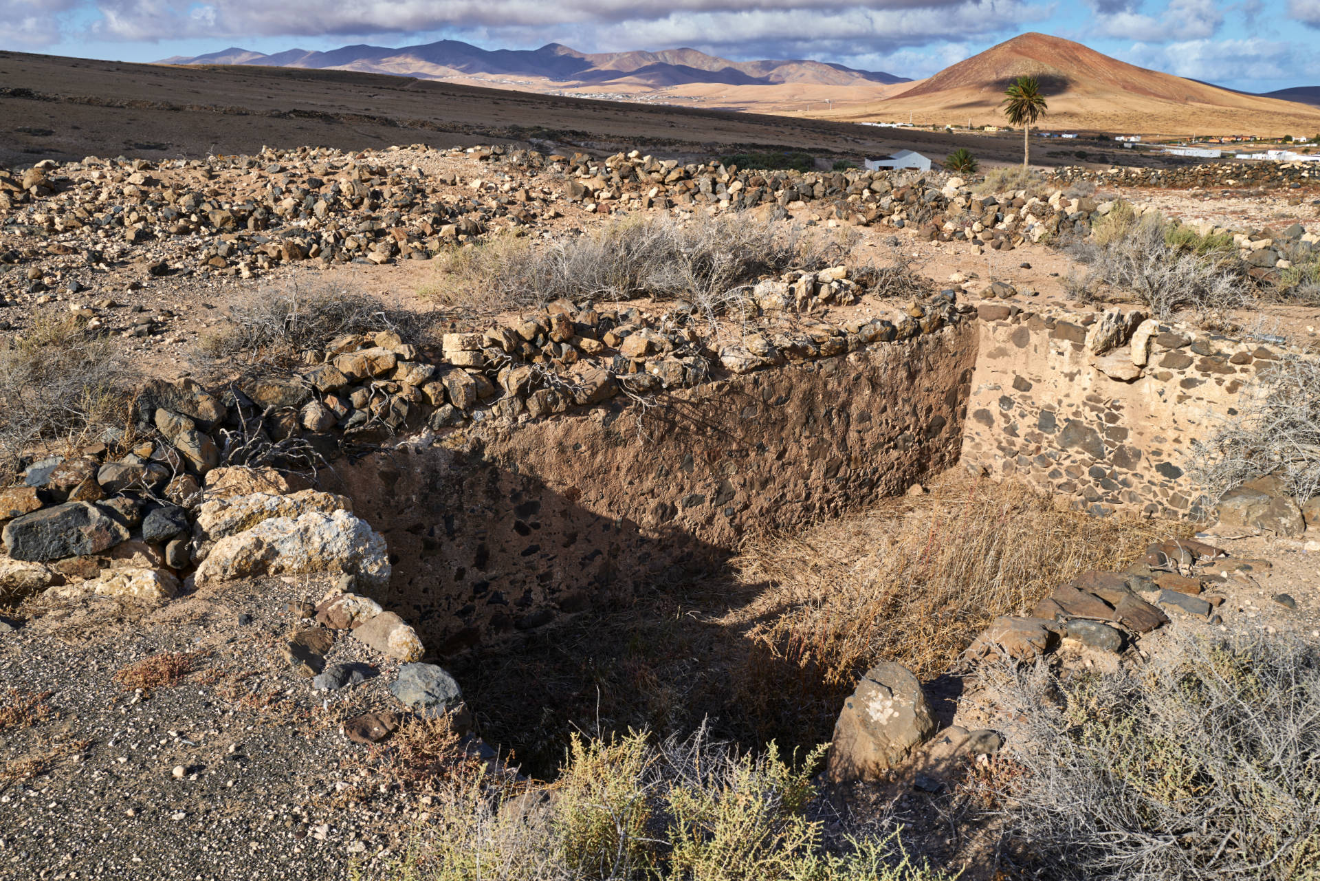 Cañada de Melián am Rincón de Fayca nahe Tefía Fuerteventura.