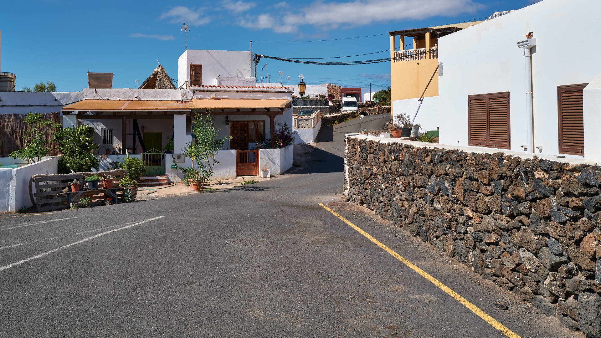 Der Ort El Roque nahe El Cotillo Fuerteventura.