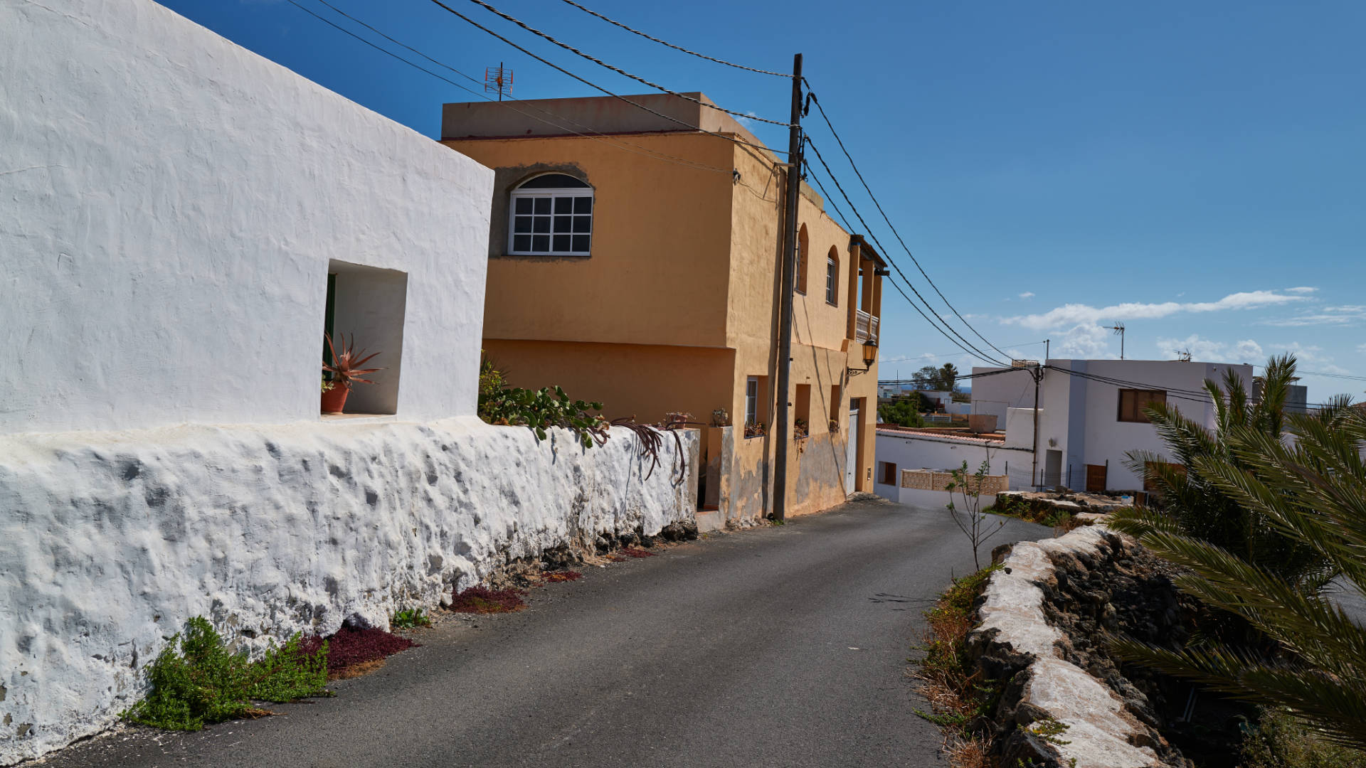 Der Ort El Roque nahe El Cotillo Fuerteventura.