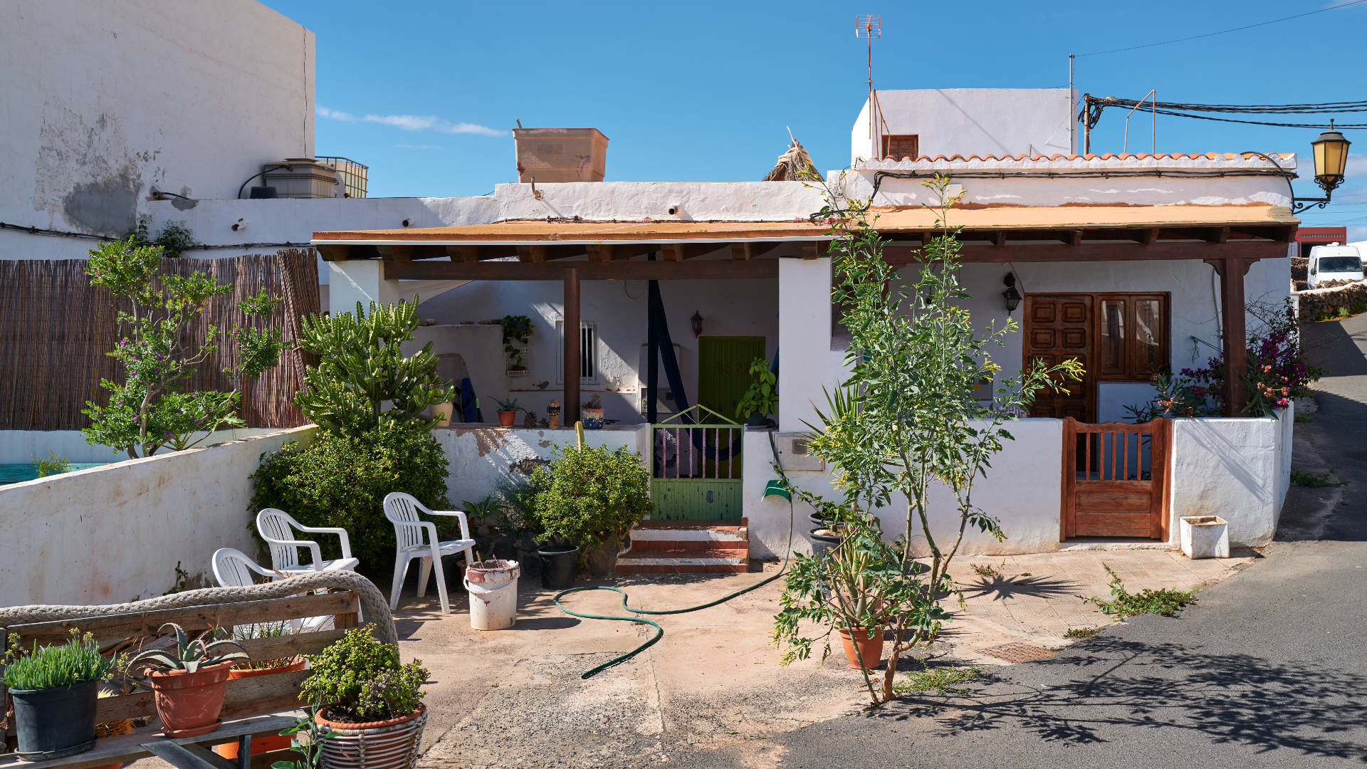 Der Ort El Roque nahe El Cotillo Fuerteventura.