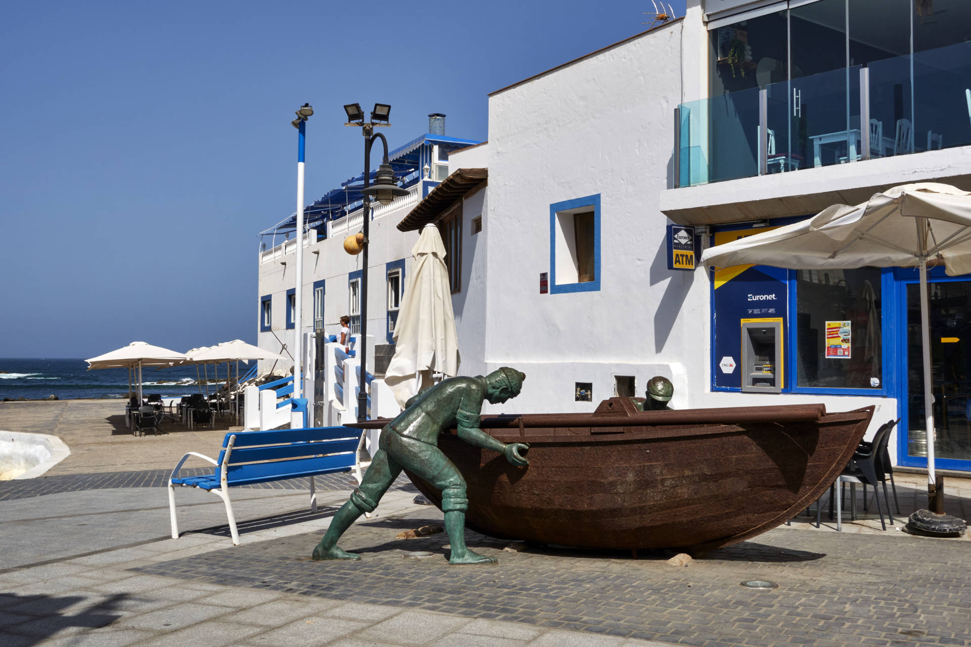 Die Muellito de los Pescadores in El Cotillo Fuerteventura.