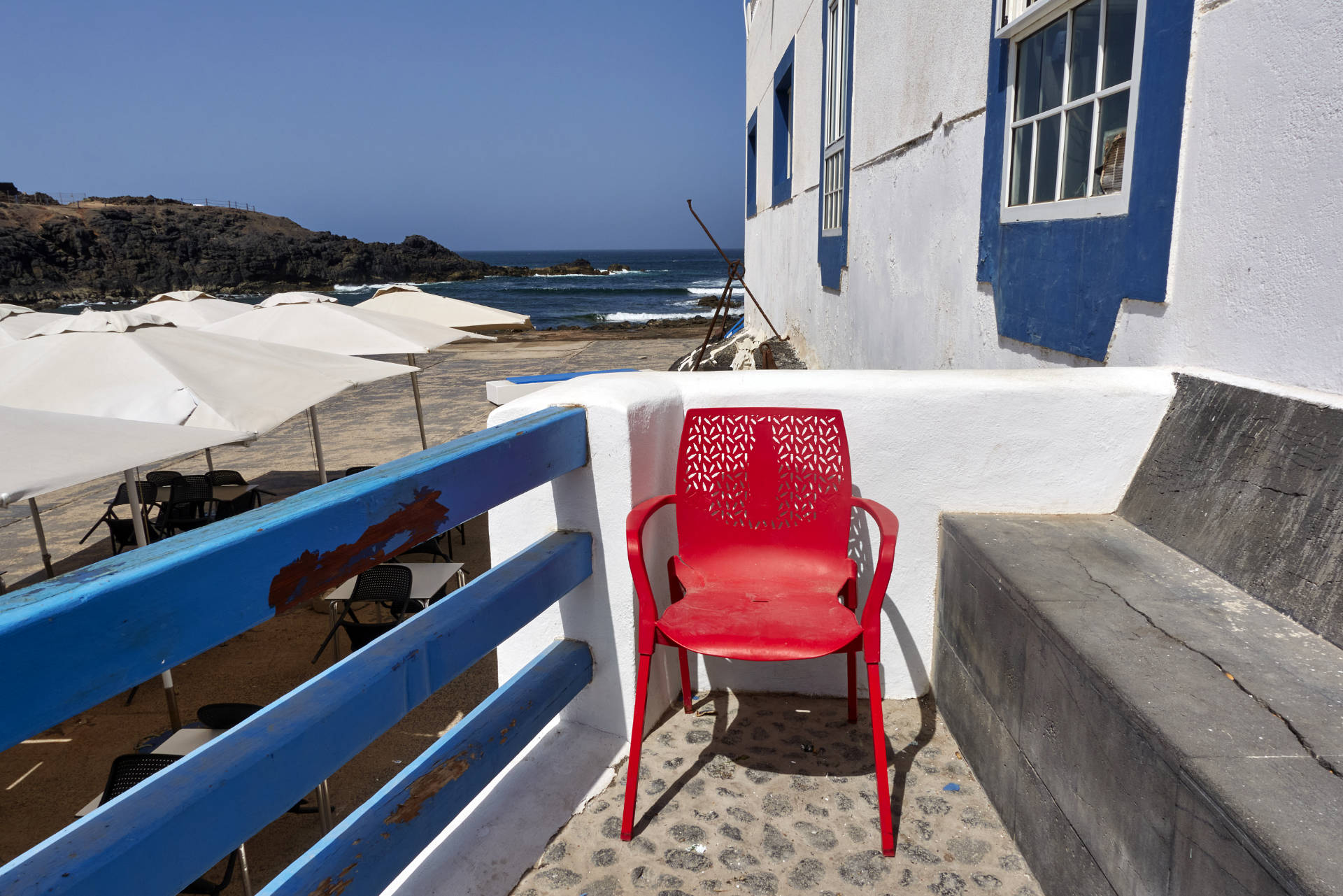 Die Muellito de los Pescadores in El Cotillo Fuerteventura.