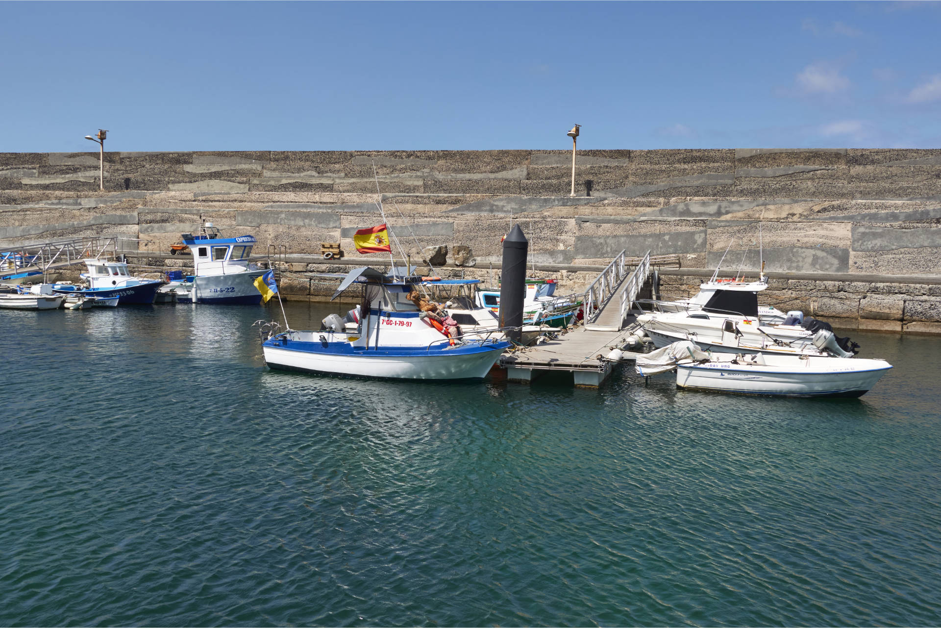 Der Hafen von El Cotillo auf Fuerteventura.