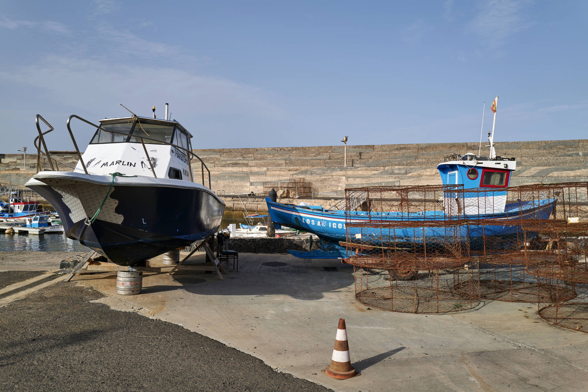 Der Hafen von El Cotillo auf Fuerteventura.