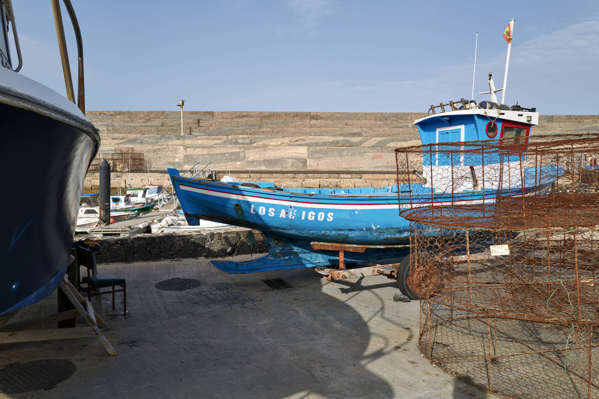 Der Hafen von El Cotillo auf Fuerteventura.