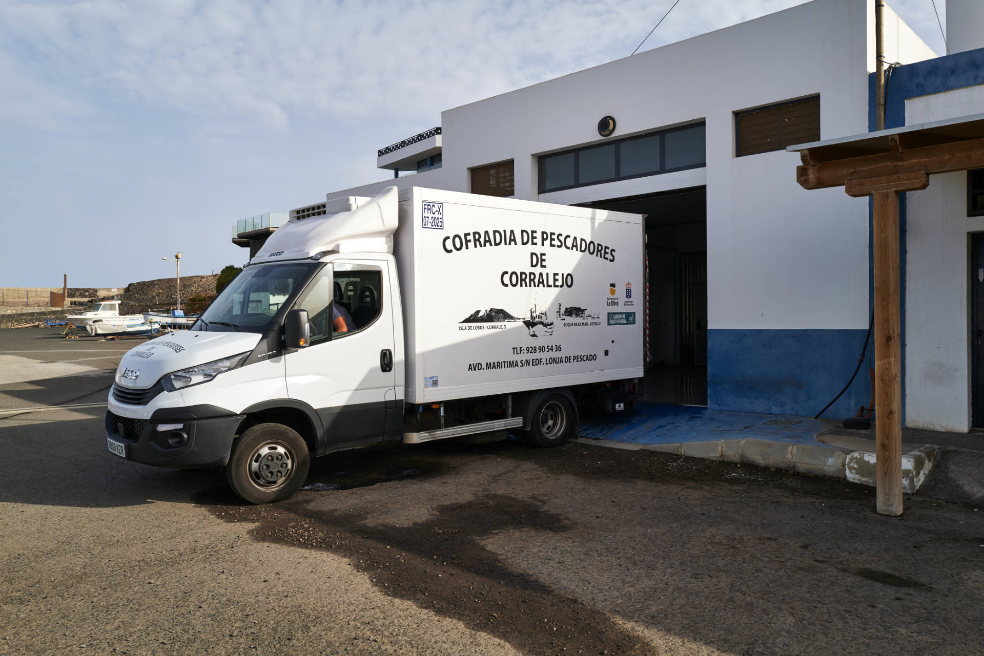 Der Hafen von El Cotillo auf Fuerteventura.