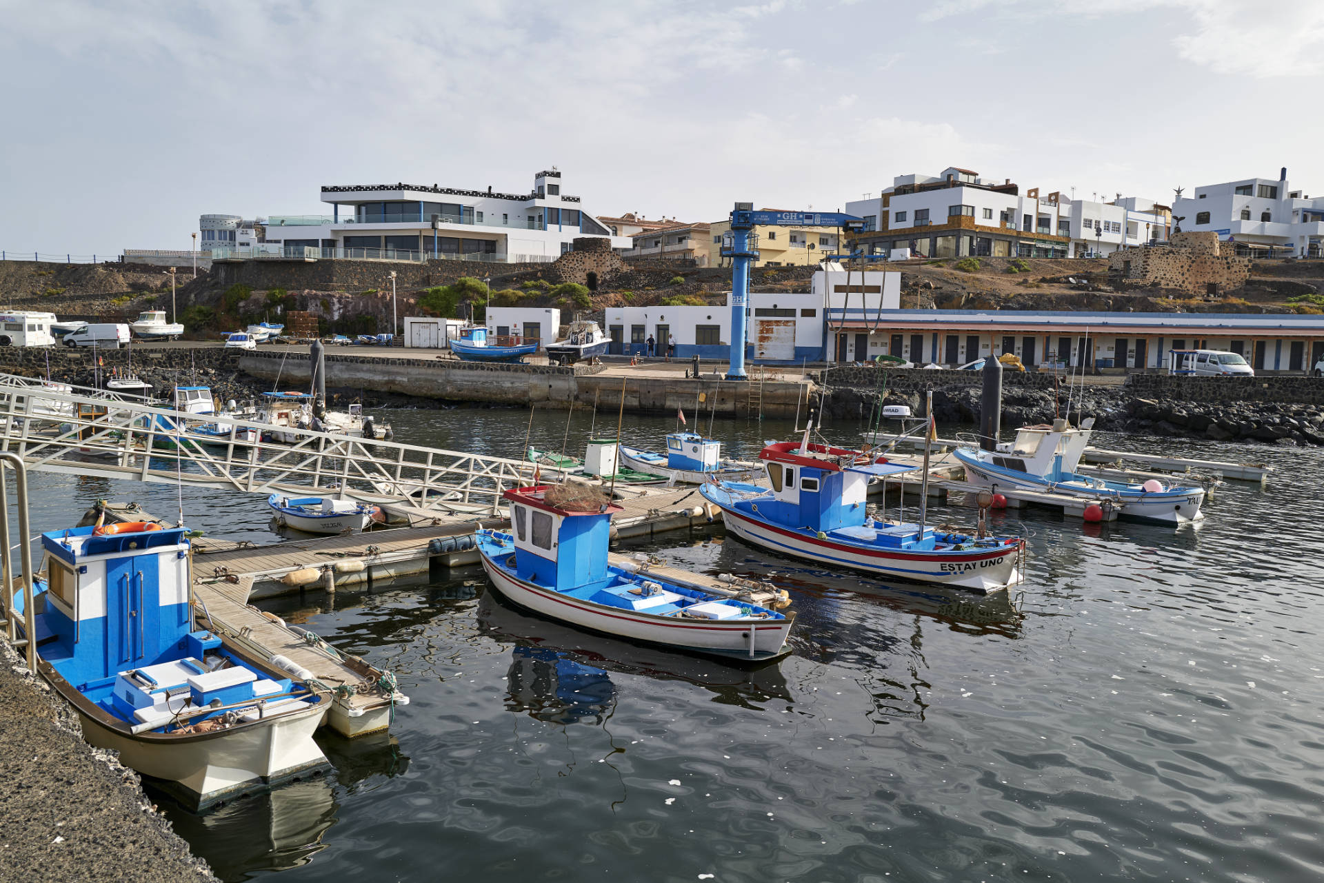 Der Hafen von El Cotillo auf Fuerteventura.