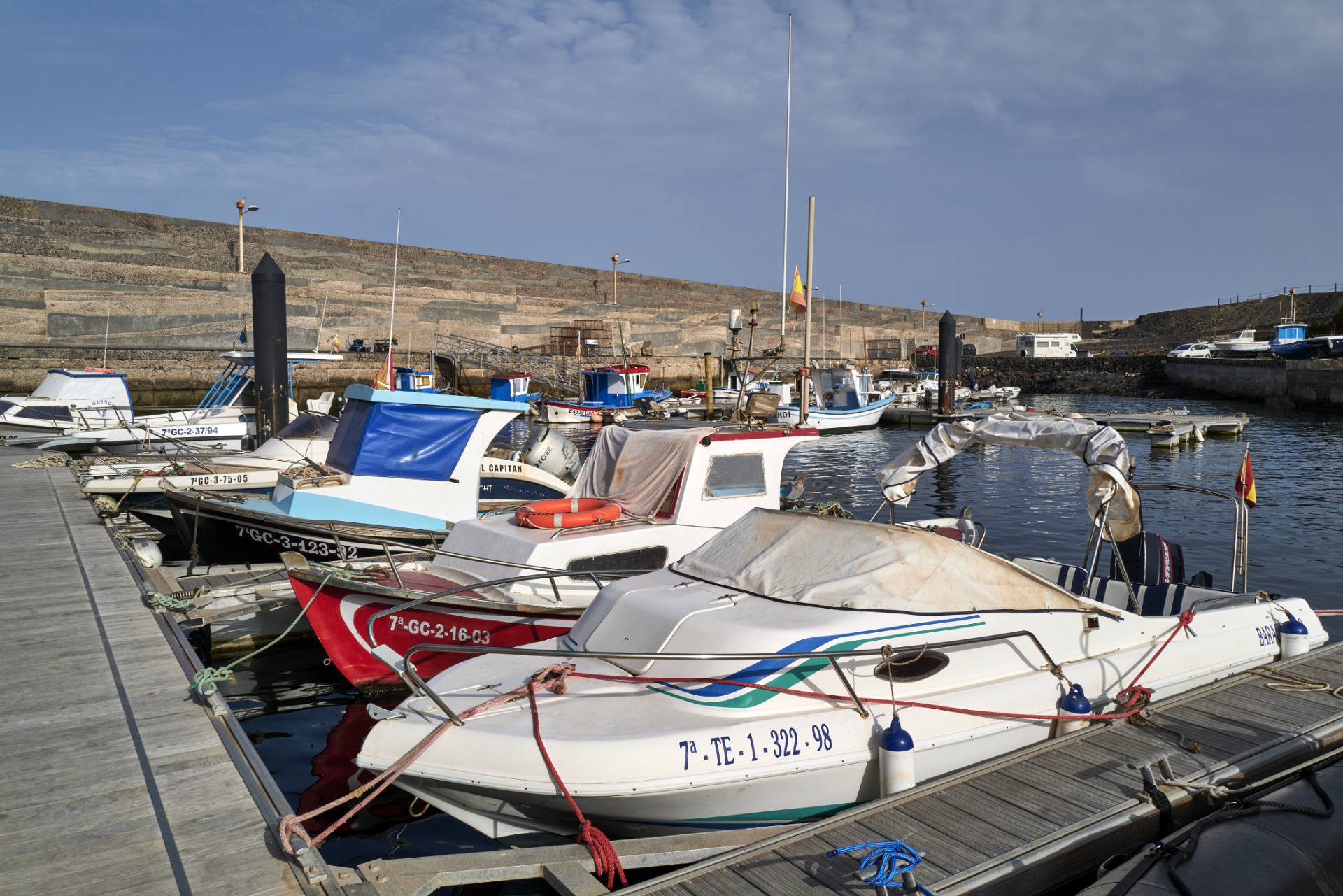 Der Hafen von El Cotillo auf Fuerteventura.