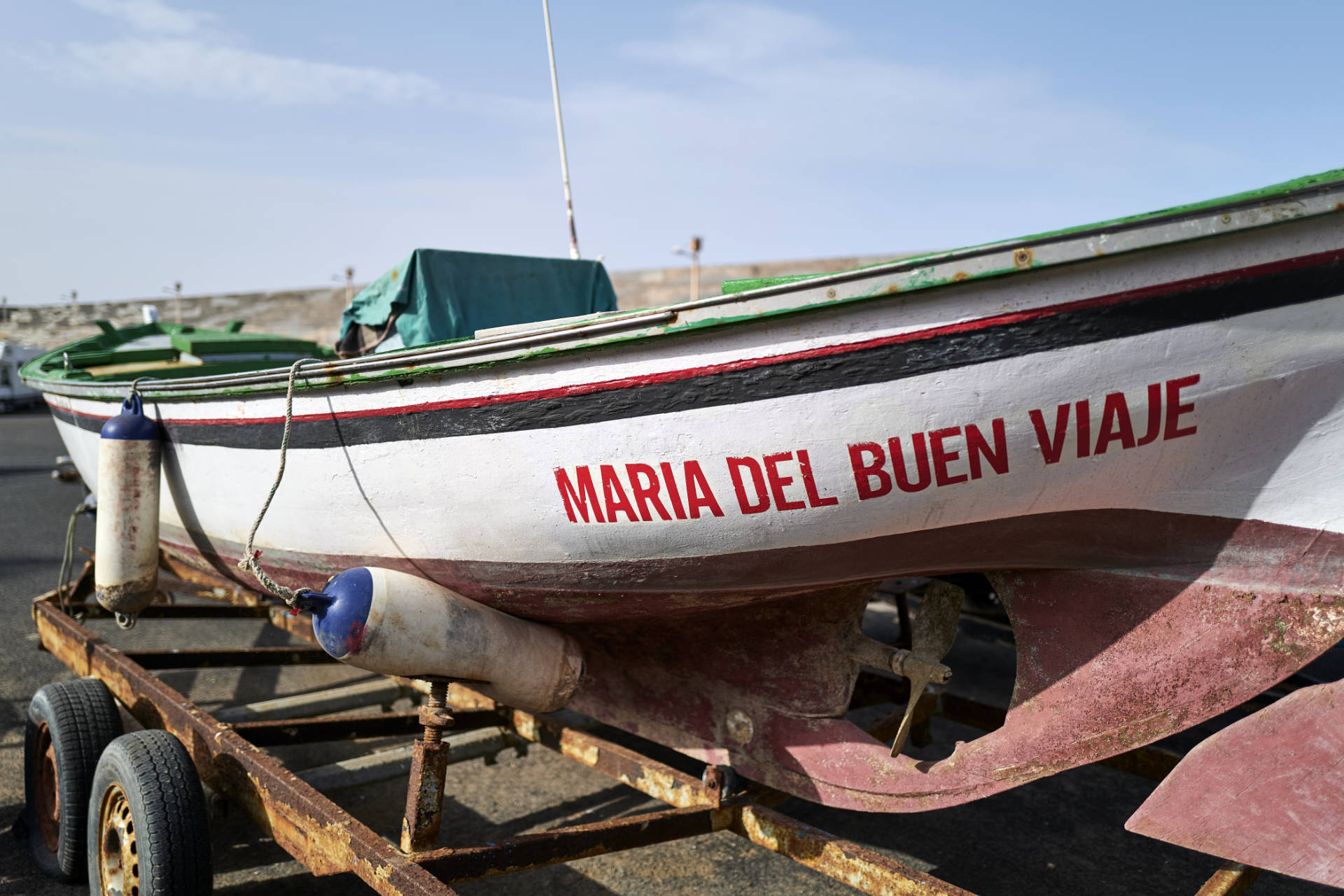 Der Hafen von El Cotillo auf Fuerteventura.