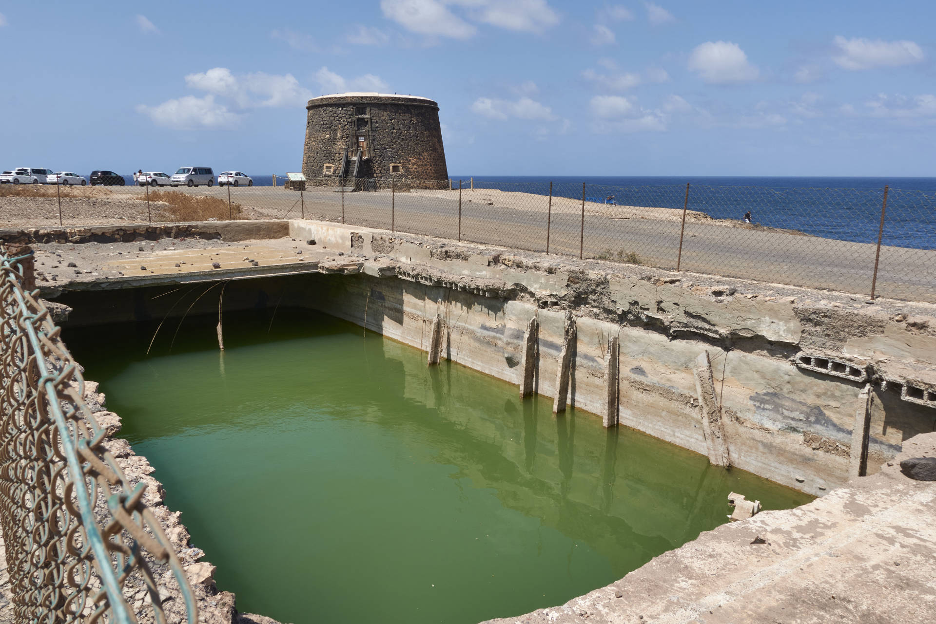 Aljibe des Torre de El Tostón El Cotillo Fuerteventura.