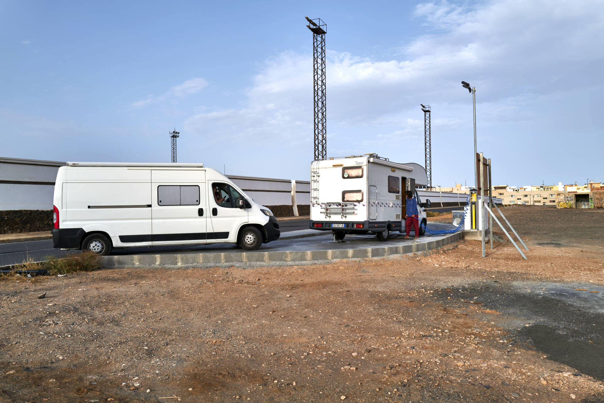 Camper Vanlife Entsorgungsstation El Cotillo Fuerteventura.