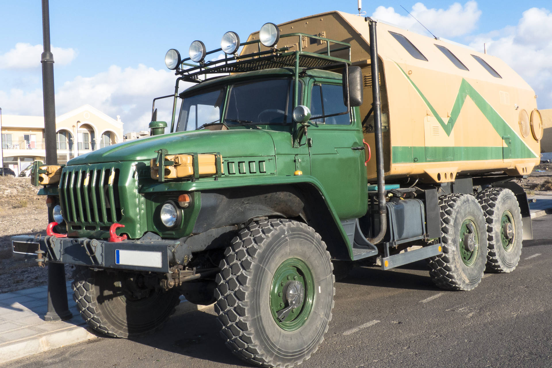 Offroad Camper in El Cotillo Fuerteventura.