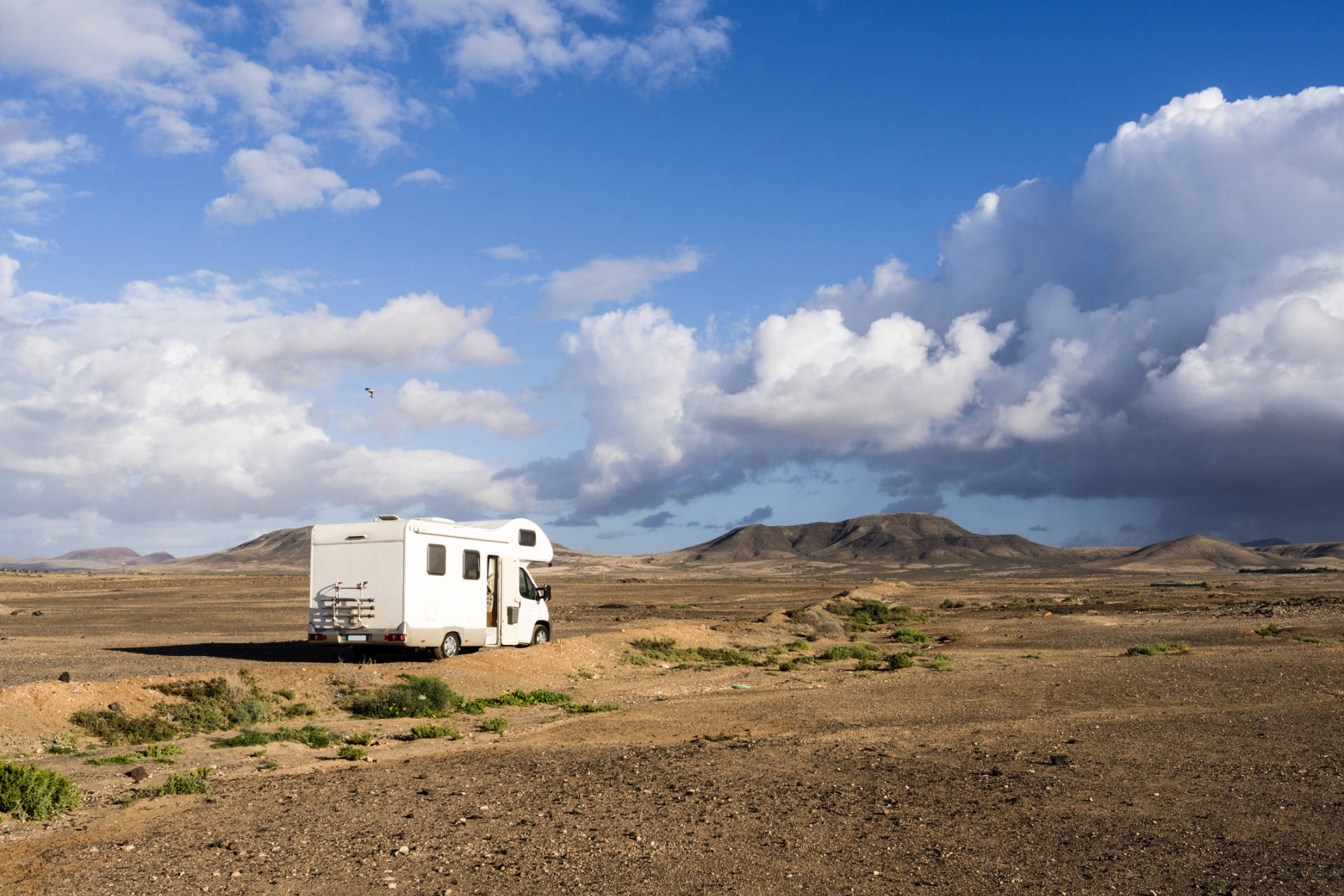 Camper im Campo von El Cotillo.