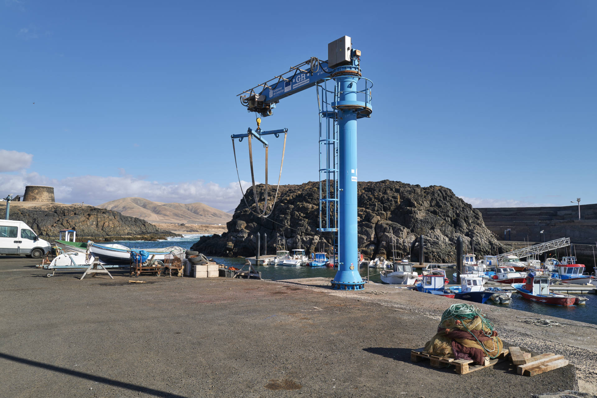 Der Fischereihafen vom El Cotillo Fuerteventura.