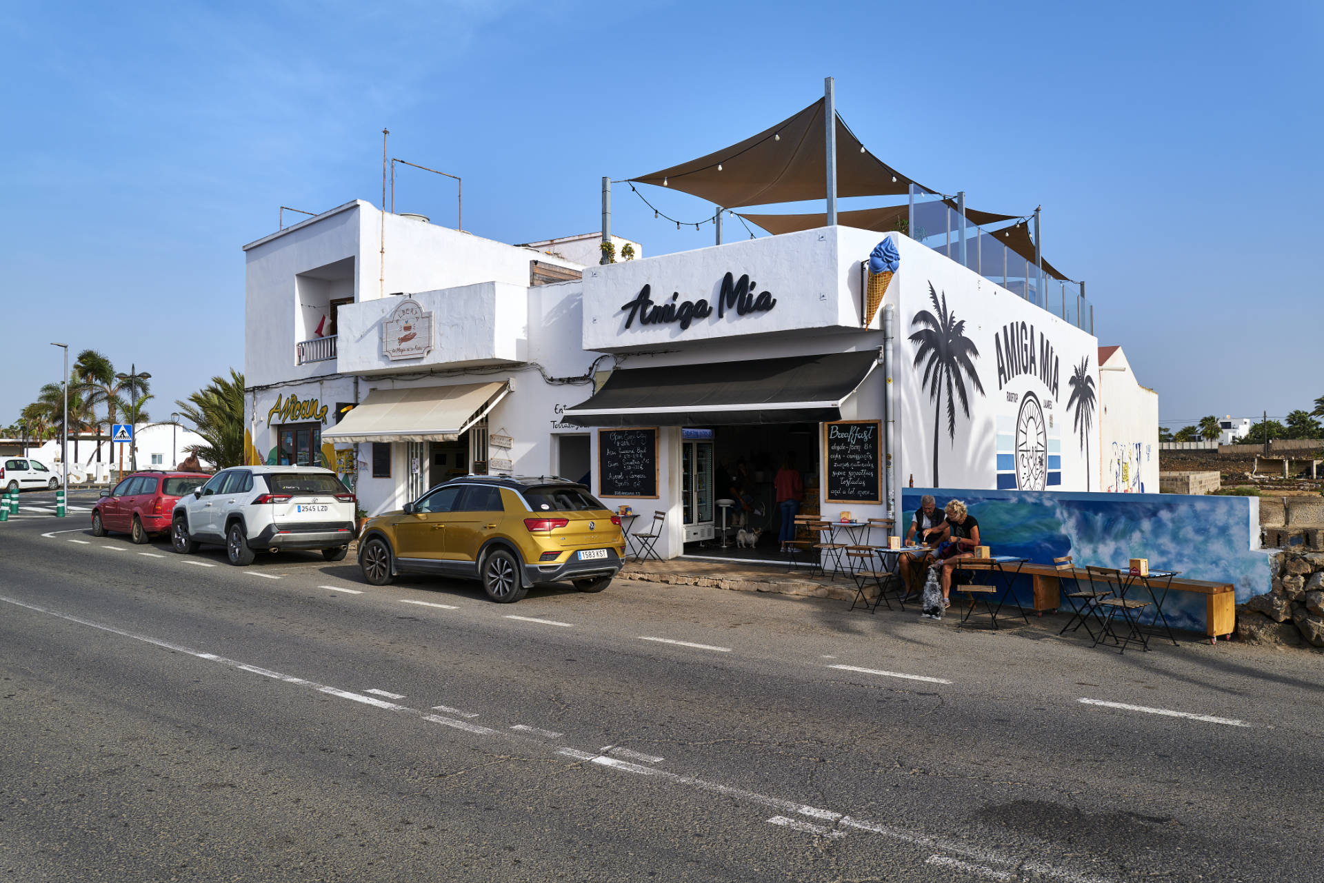 Der Ort Lajares im Norden von Fuerteventura.