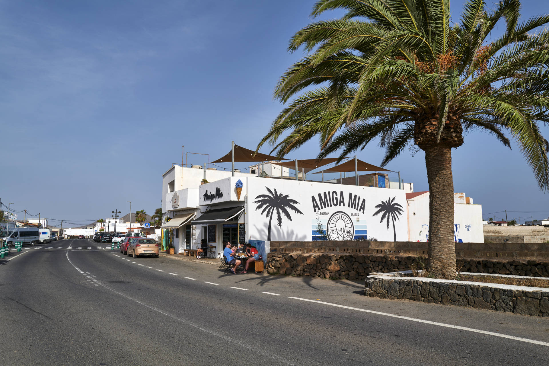 Der Ort Lajares im Norden von Fuerteventura.