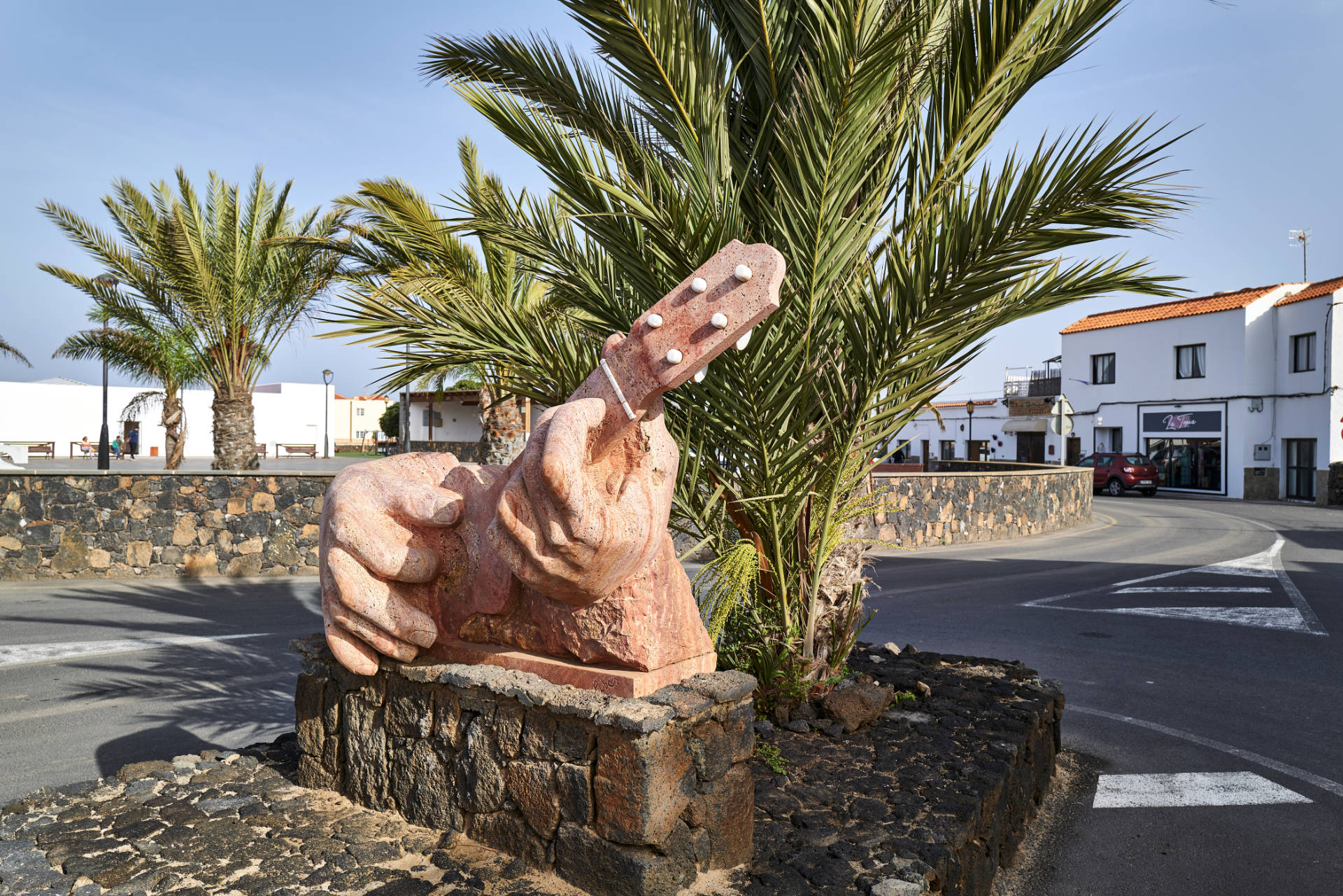 Der Ort Lajares im Norden von Fuerteventura.