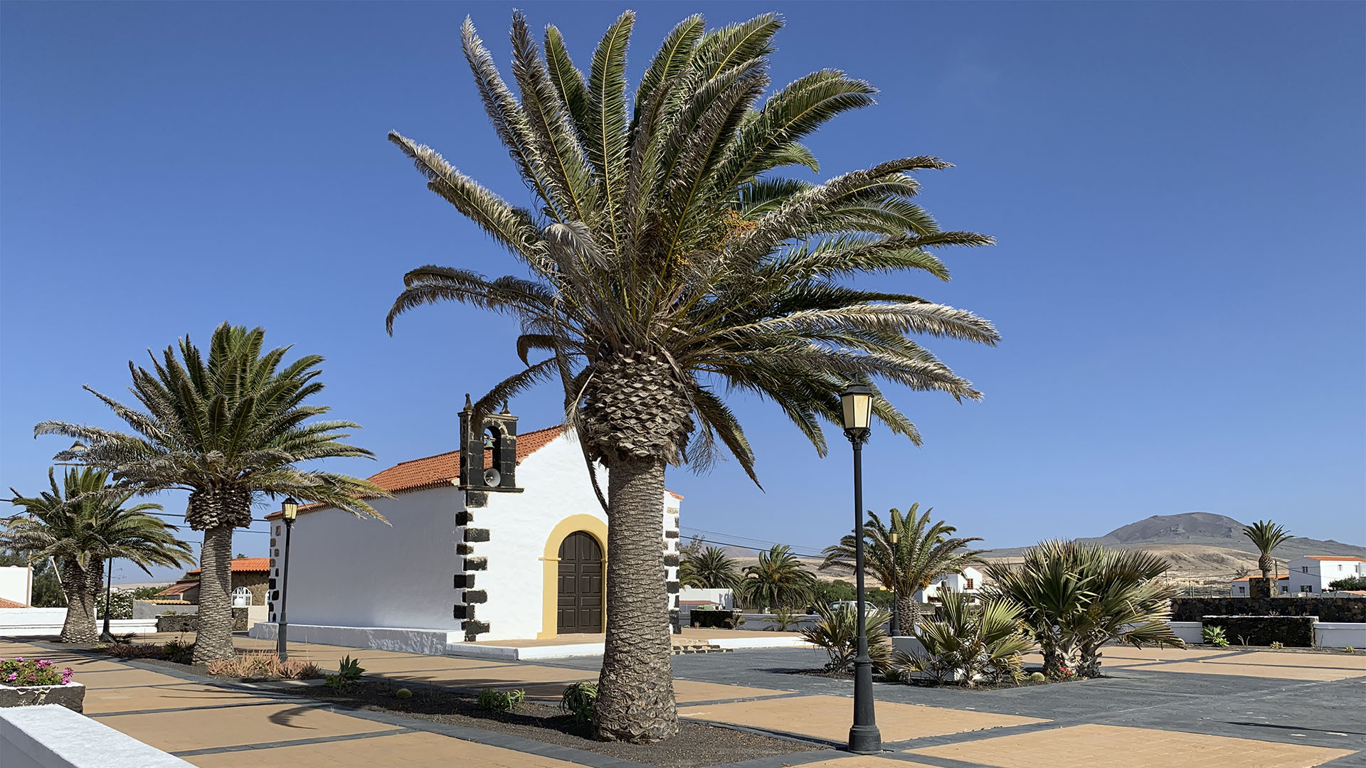 Der Ort Lajares auf Fuerteventura.
