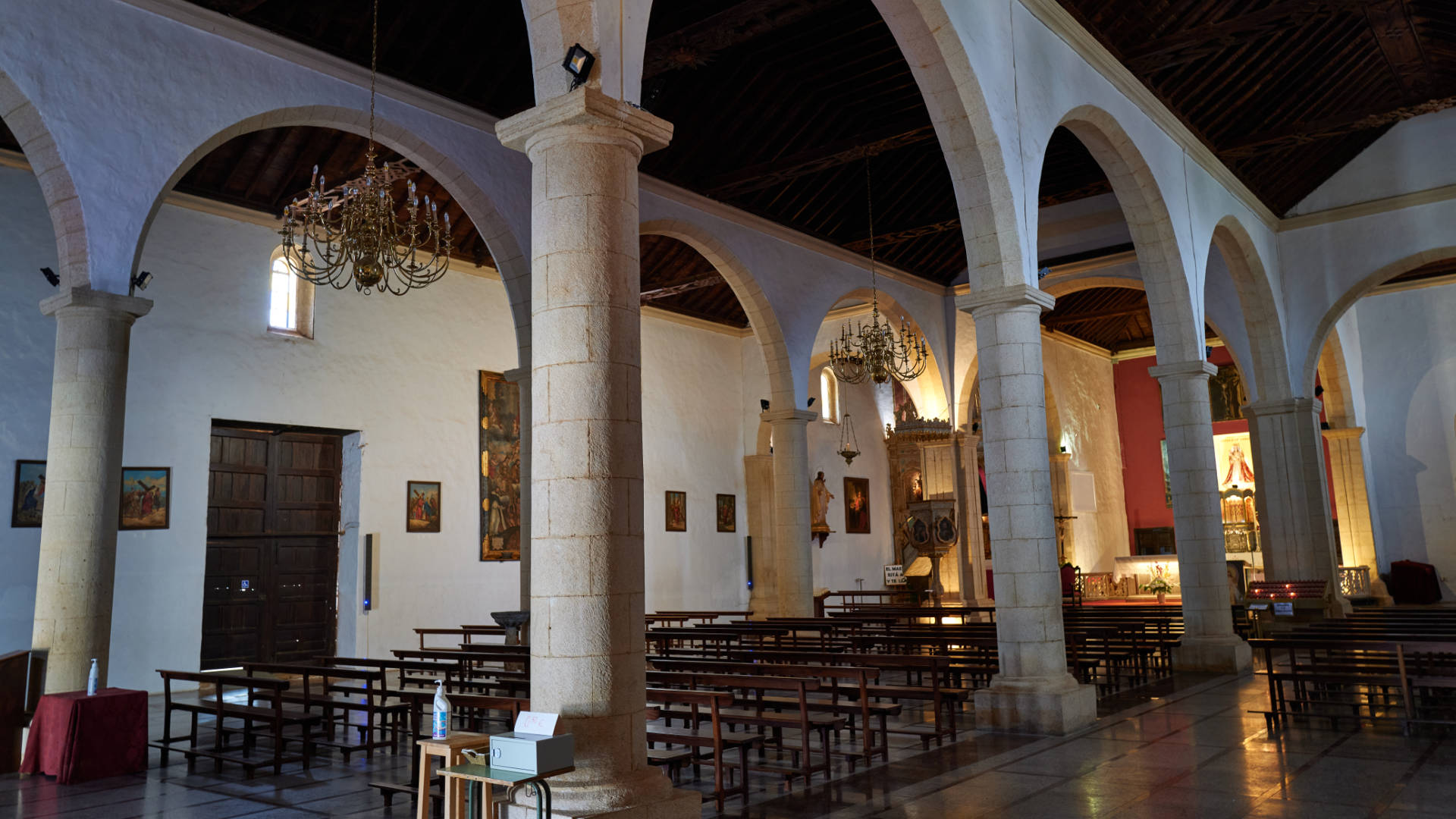 Igelsia Nuestra Señora de la Candelaria La Oliva Fuerteventura.