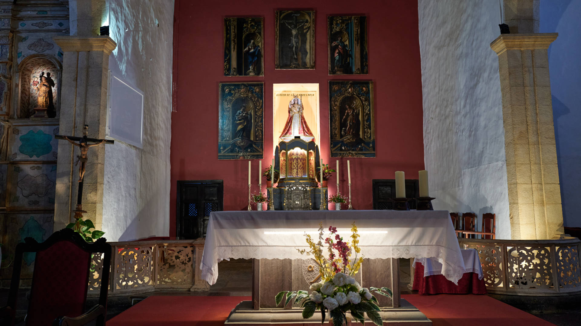 Igelsia Nuestra Señora de la Candelaria La Oliva Fuerteventura.