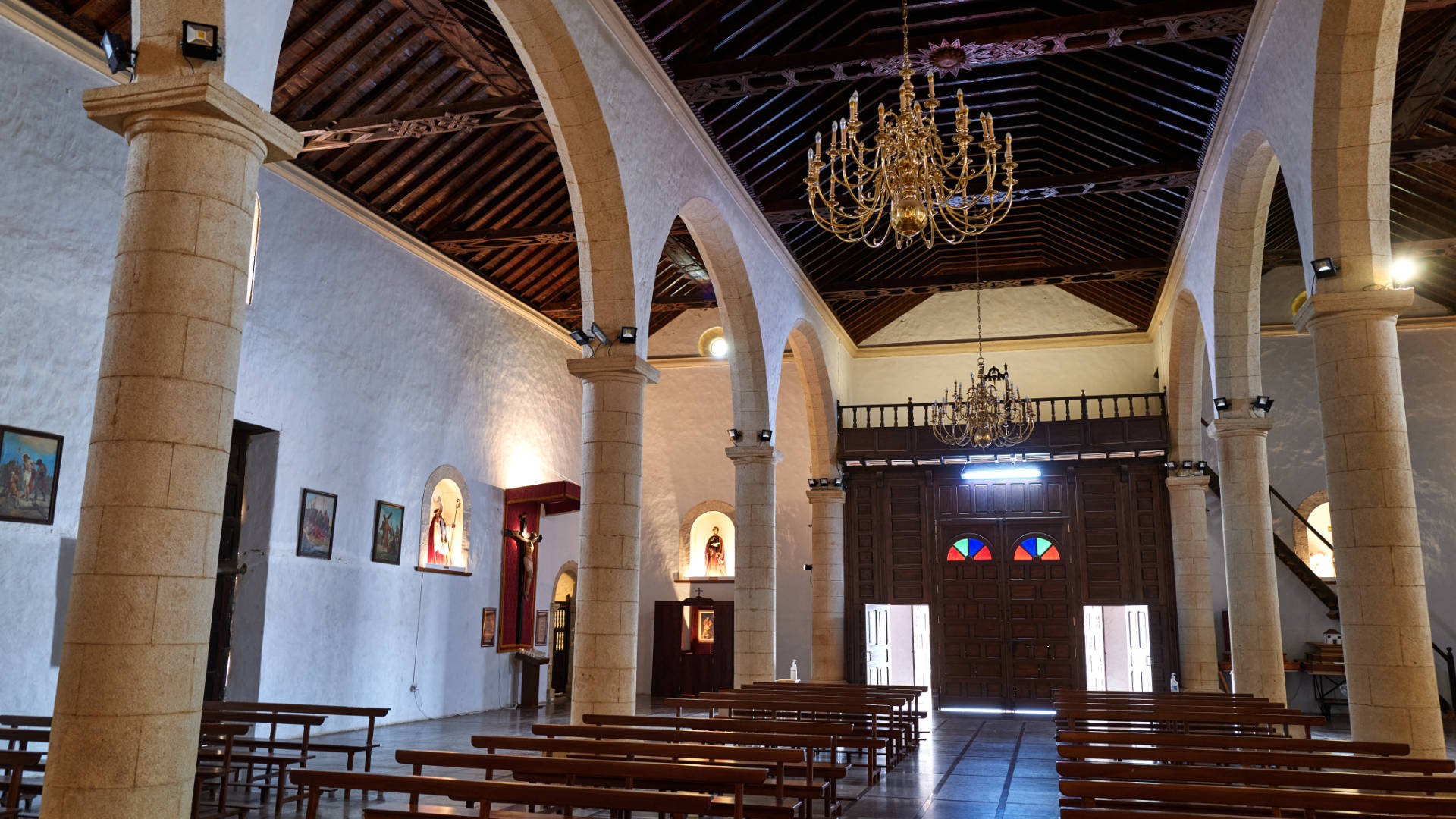 Igelsia Nuestra Señora de la Candelaria La Oliva Fuerteventura.