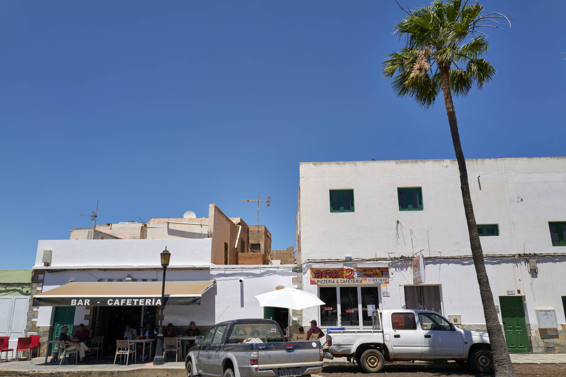 Die Stadt La Oliva auf Fuerteventura.