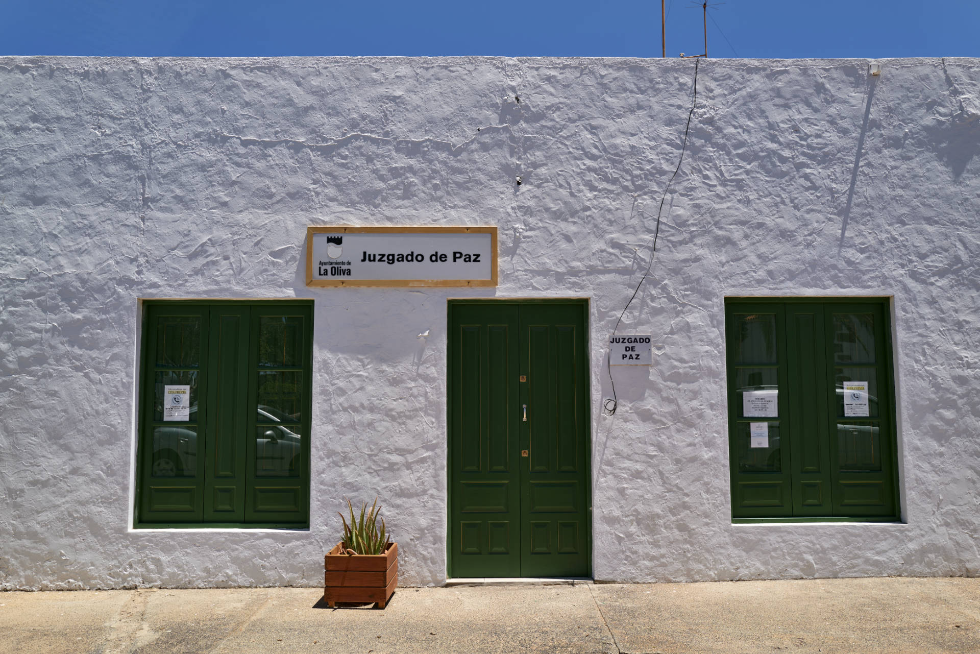 Die Stadt La Oliva auf Fuerteventura.