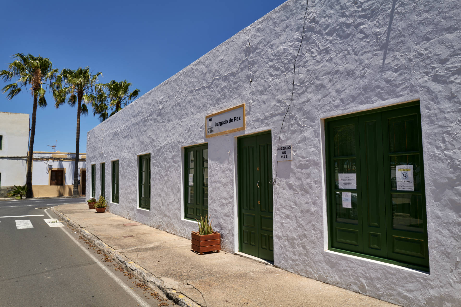 Die Stadt La Oliva auf Fuerteventura.