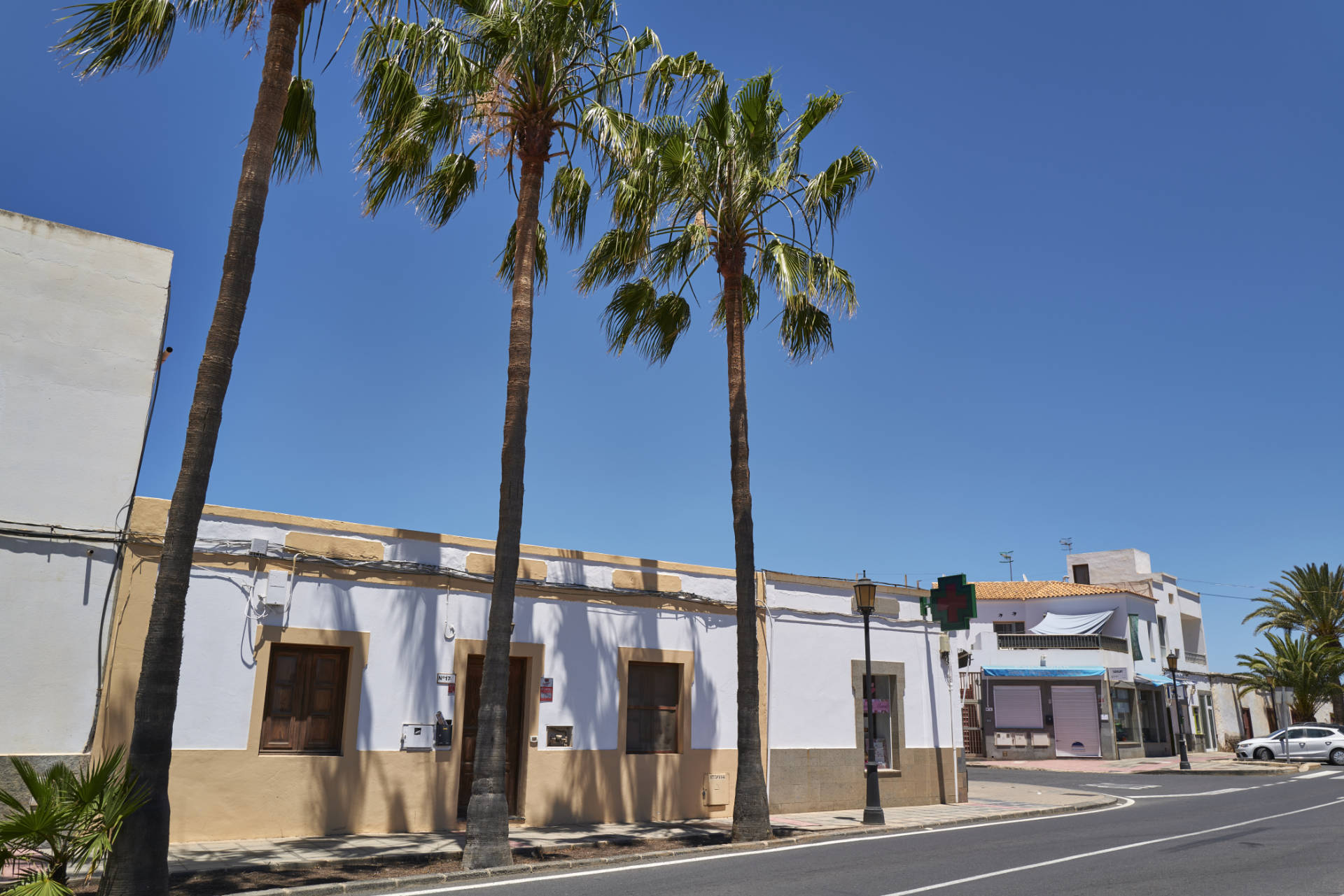 Die Stadt La Oliva auf Fuerteventura.