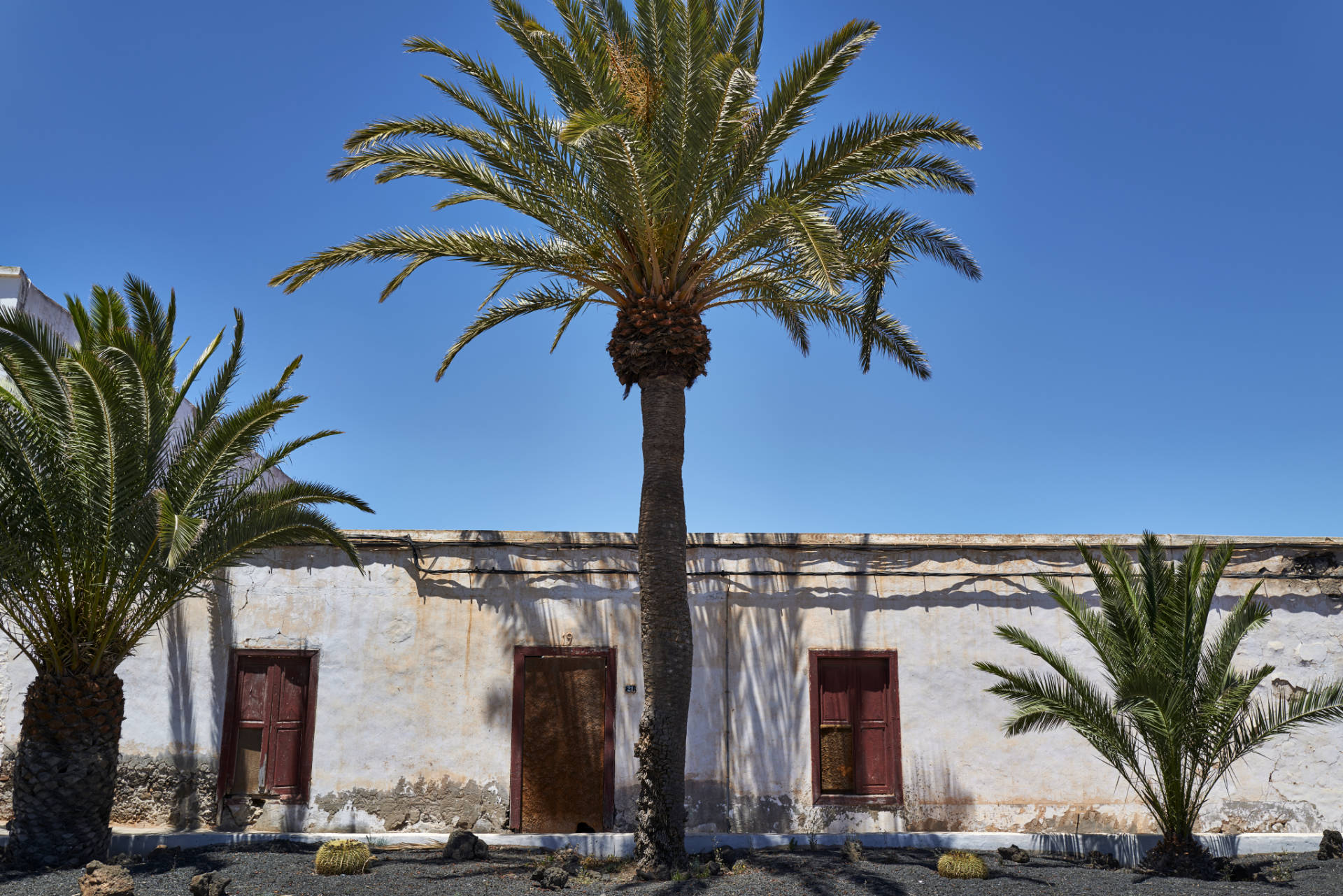 Die Stadt La Oliva auf Fuerteventura.