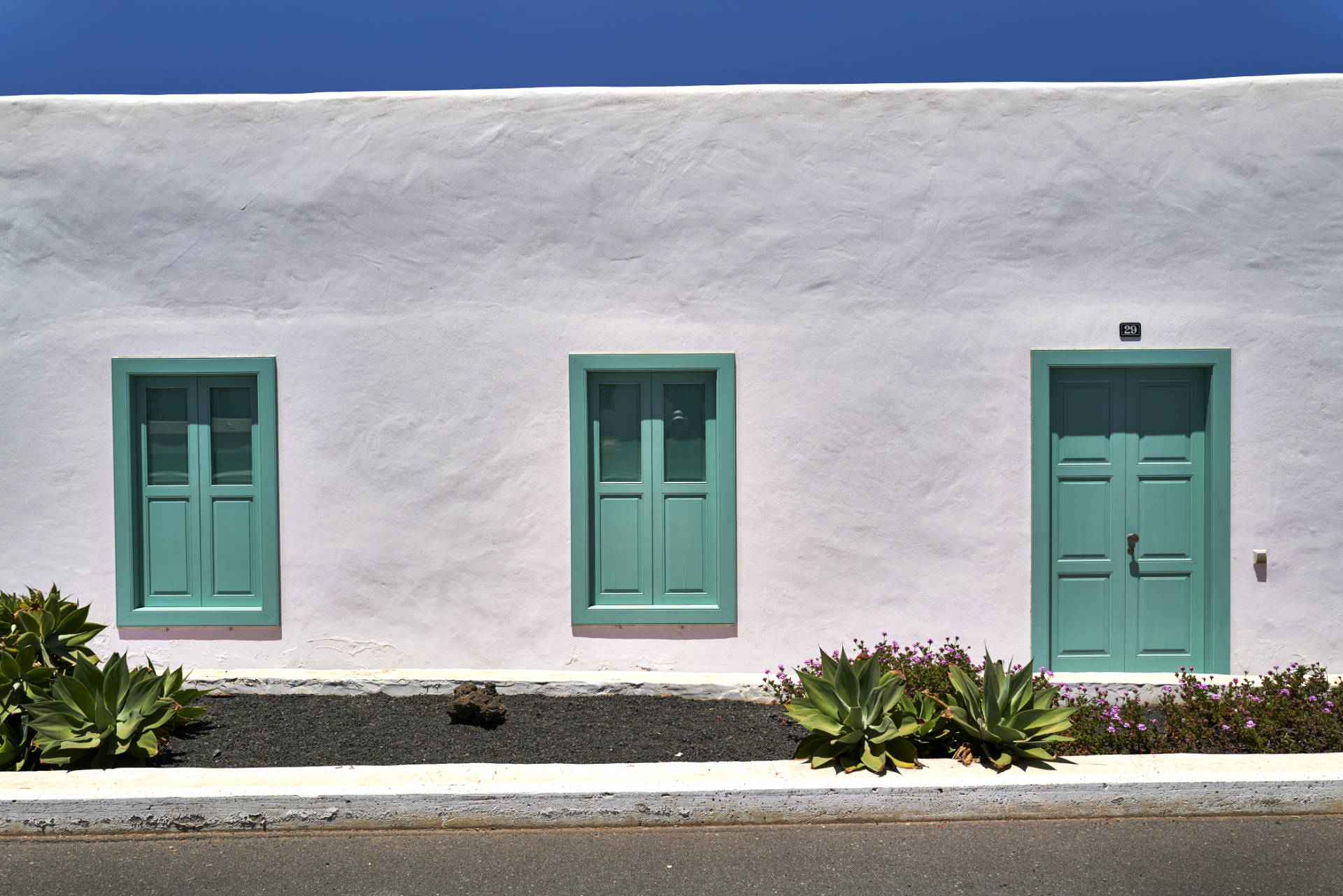 Die Stadt La Oliva auf Fuerteventura.