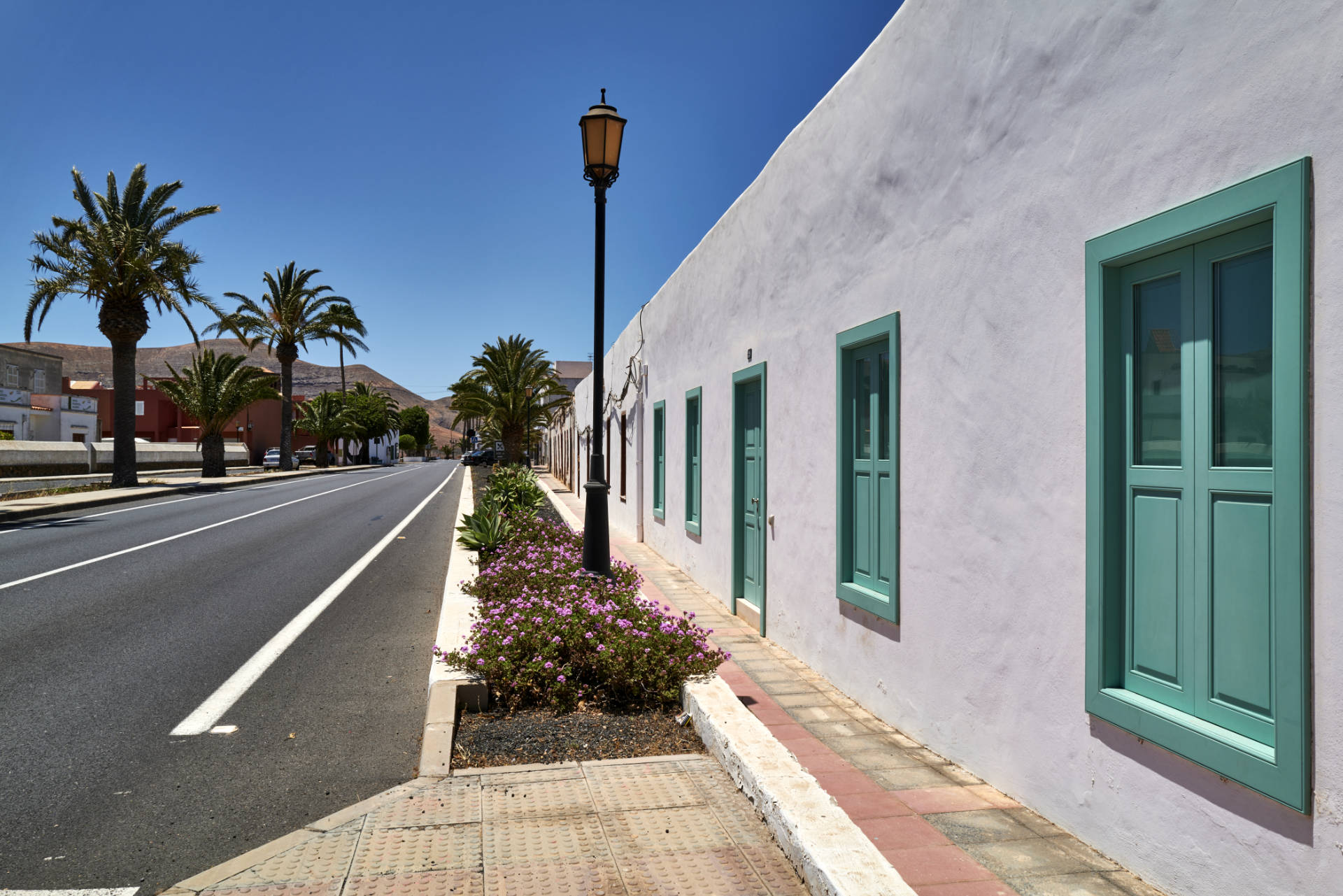 Die Stadt La Oliva auf Fuerteventura.