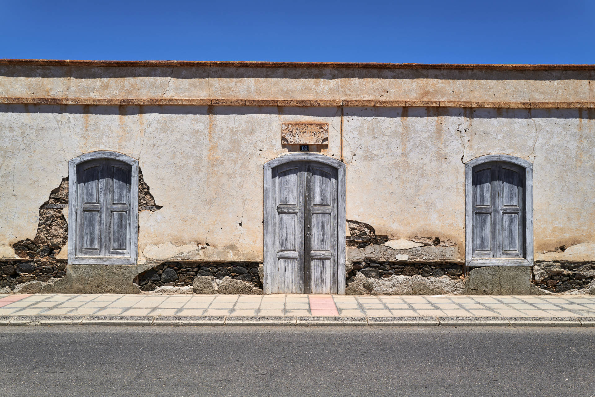 Die Stadt La Oliva auf Fuerteventura.