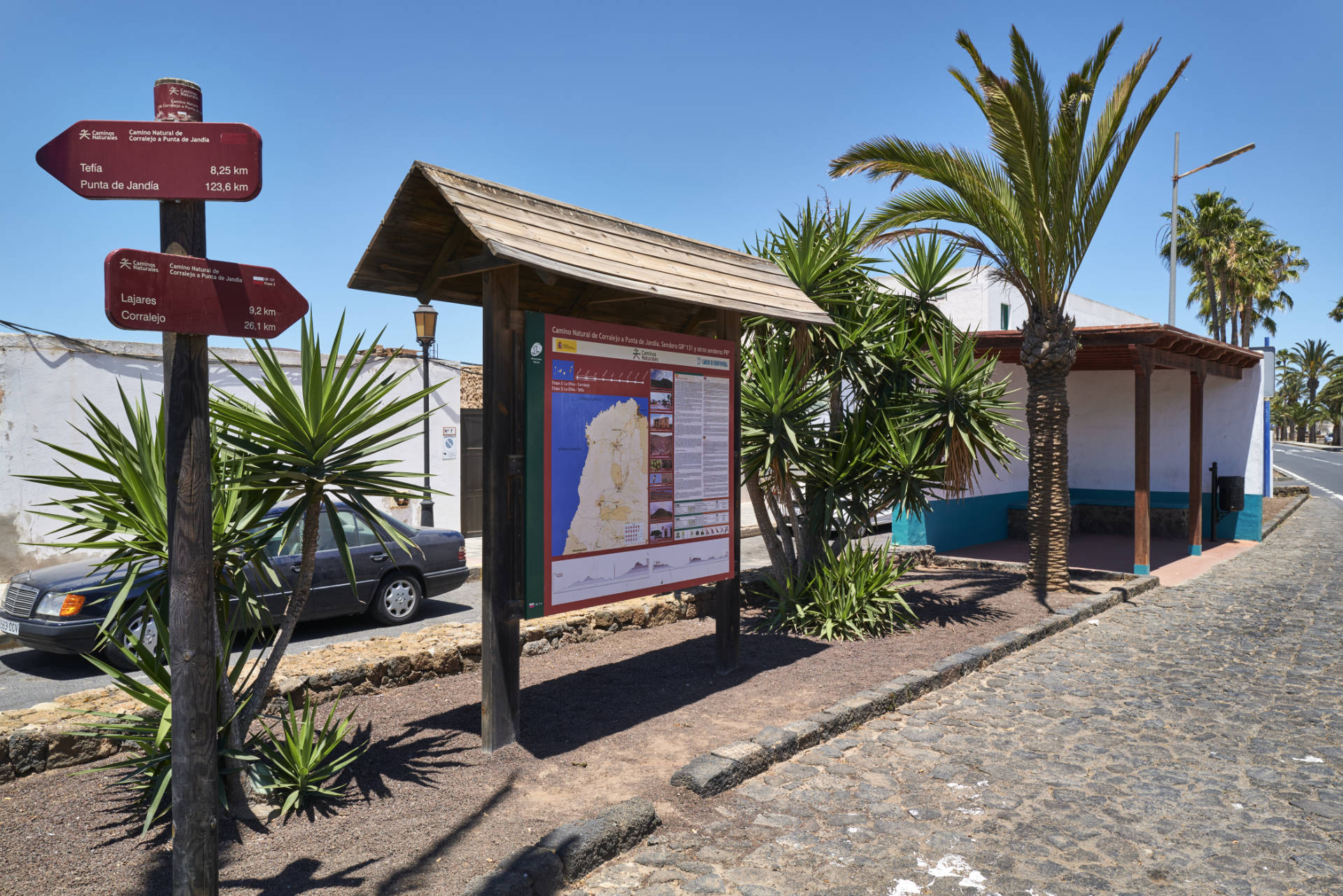 Die Stadt La Oliva auf Fuerteventura.