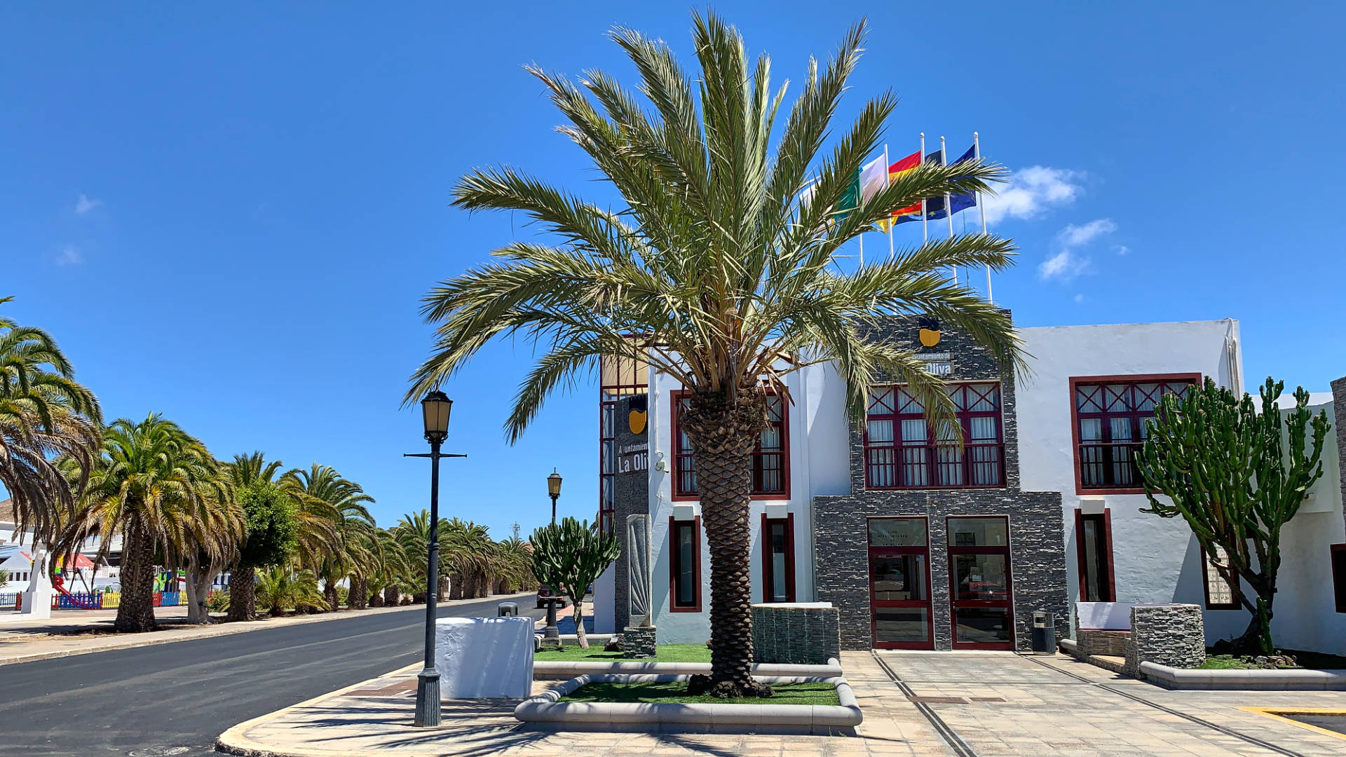 Das Ayuntamiento von La Oliva Fuerteventura.