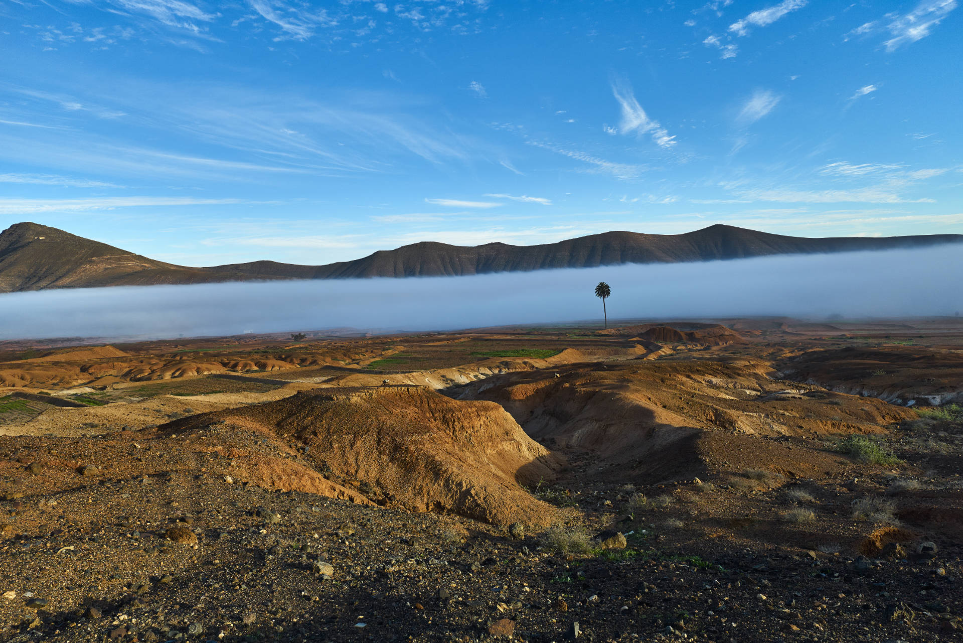 La Matilla Fuerteventura – Morgennebel an einem Tag vor Weihnachten.