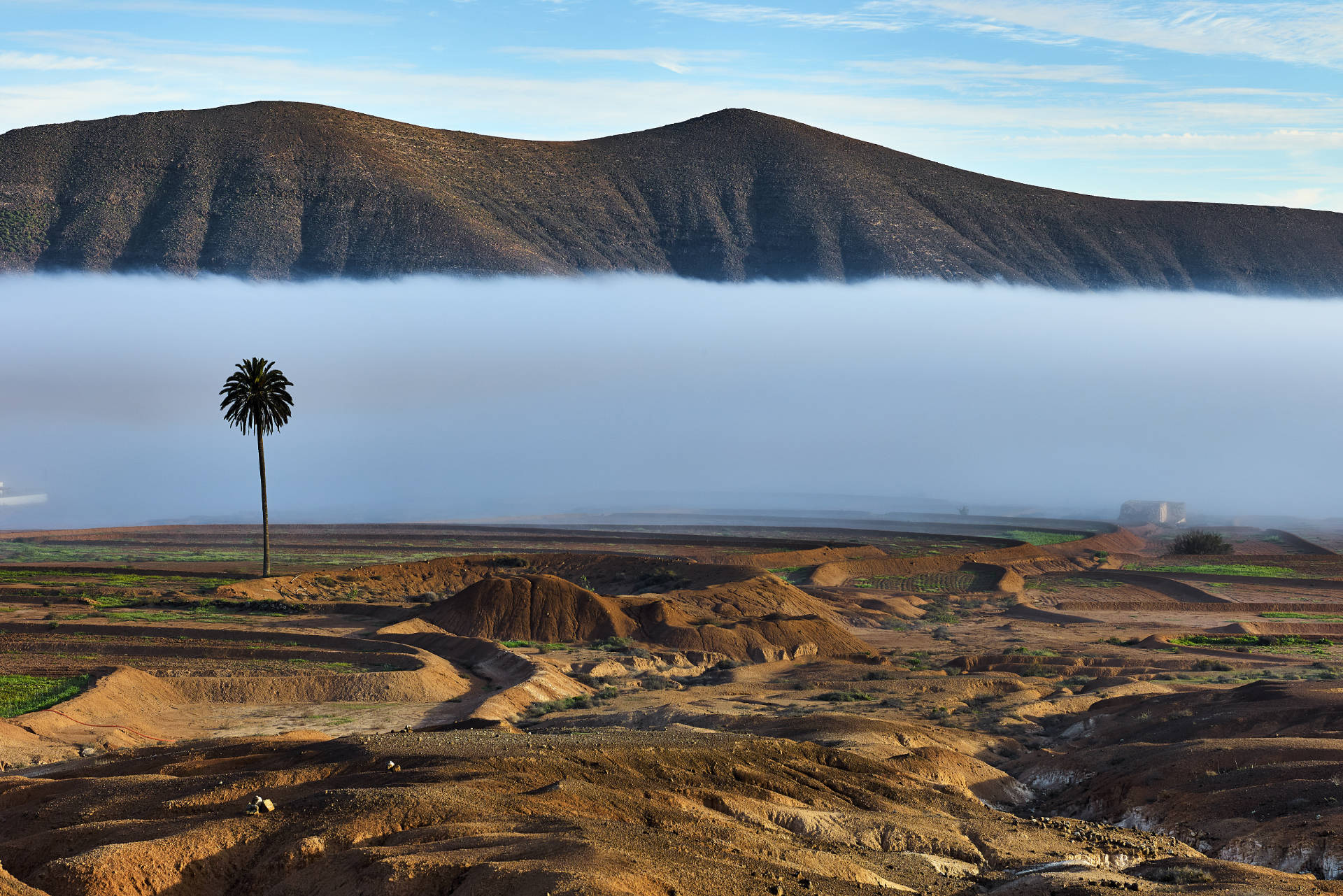 La Matilla Fuerteventura – Morgennebel an einem Tag vor Weihnachten.