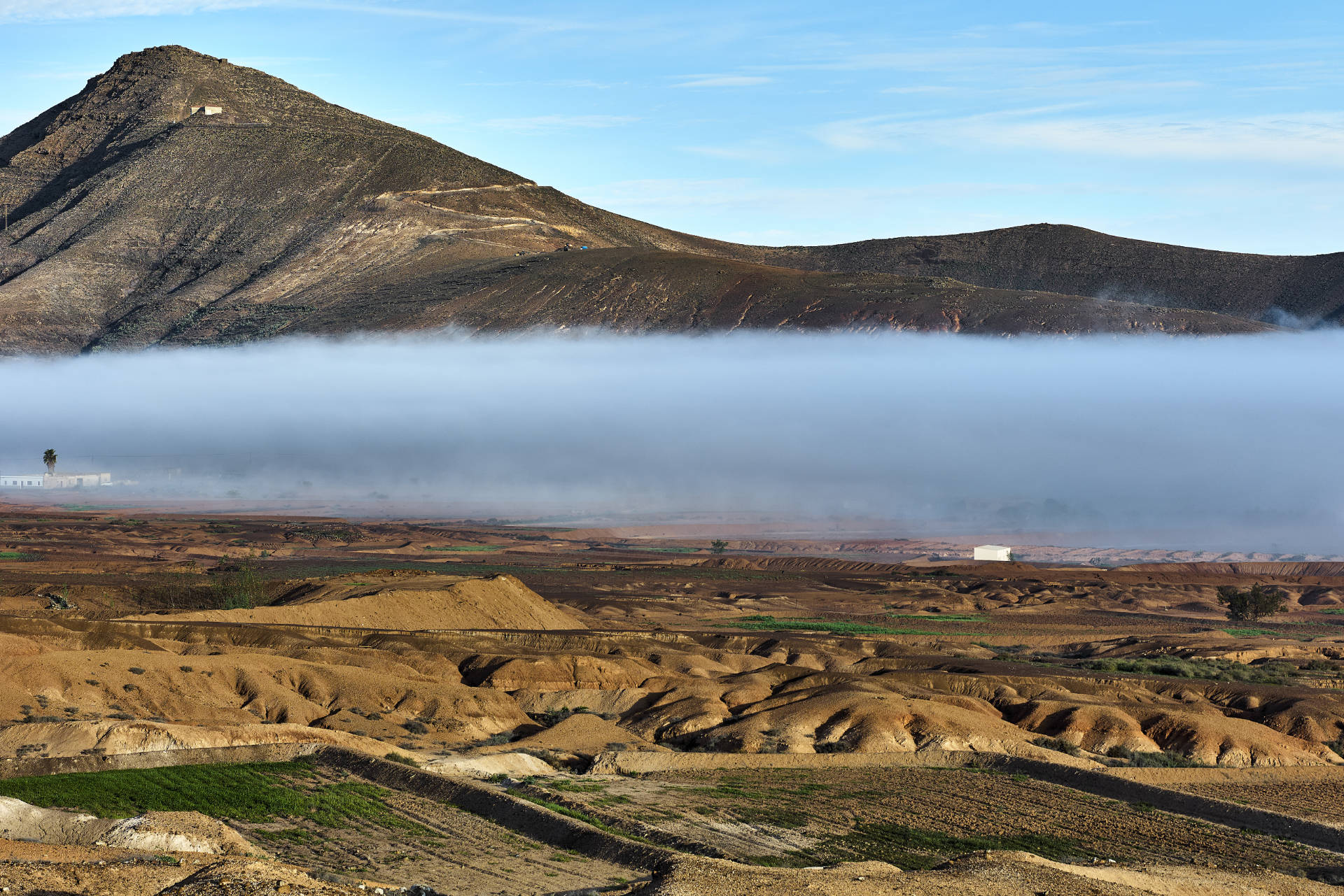 La Matilla Fuerteventura – Morgennebel an einem Tag vor Weihnachten.